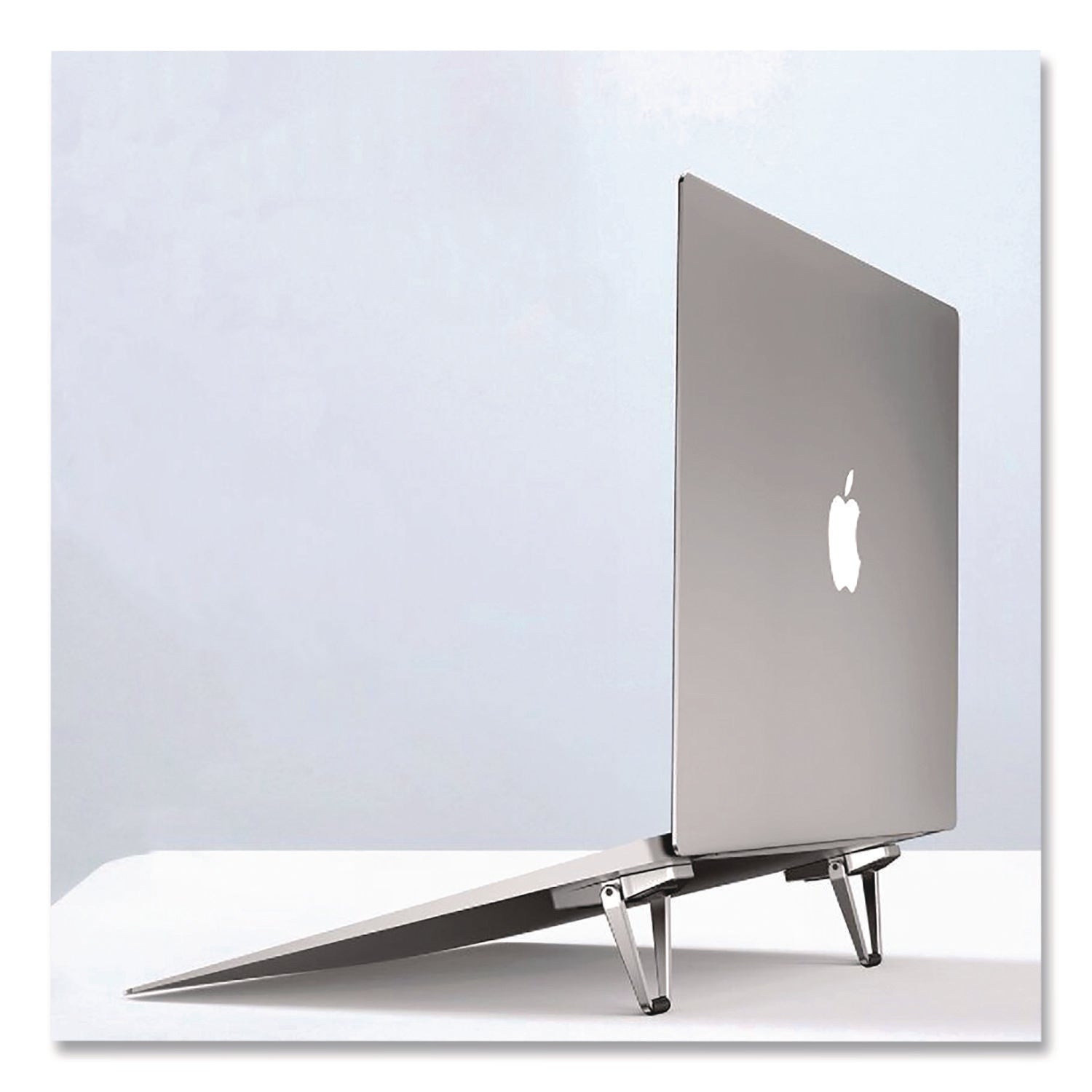 OTM Essentials™ Laptop Kickstand, 2.77" x 0.6" x 3.97, Silver/Black