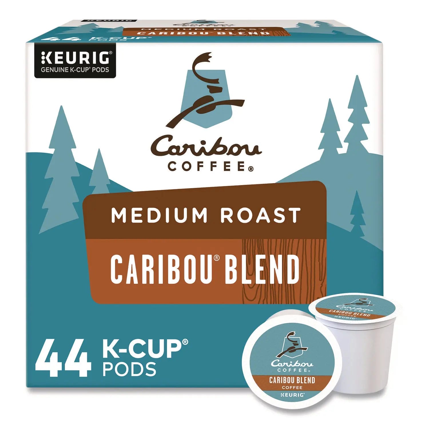 Caribou Coffee® Caribou Blend Coffee K-Cups, 0.4 oz, 44/Box Caribou Coffee® Flipcost