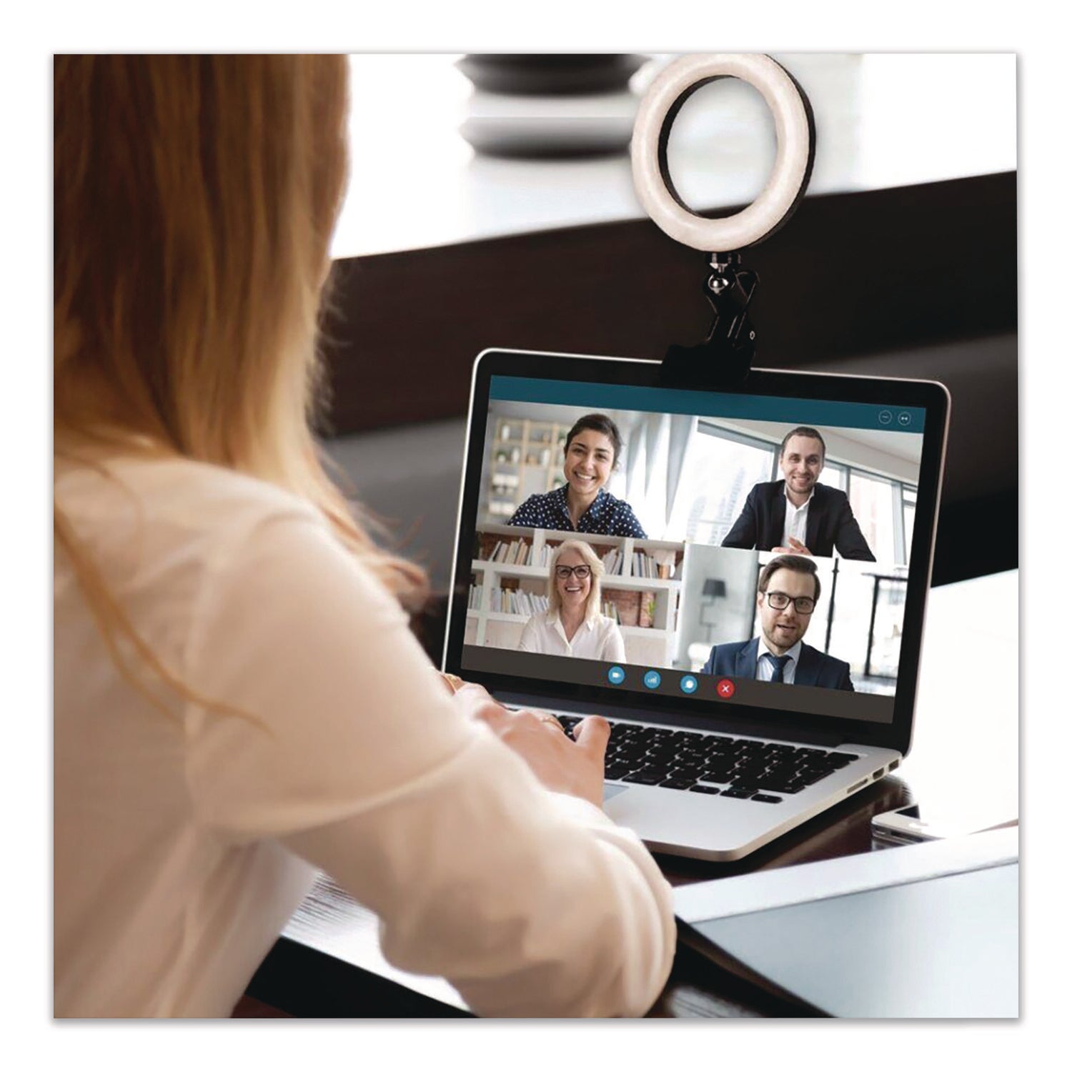 OTM Essentials™ Universal Ring Light, 6" dia, Black