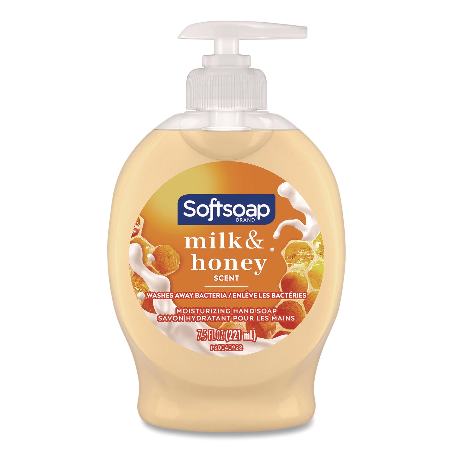 Softsoap® Liquid Hand Soap Pumps, Milk and Honey Scent, 7.5 oz, 6/Carton