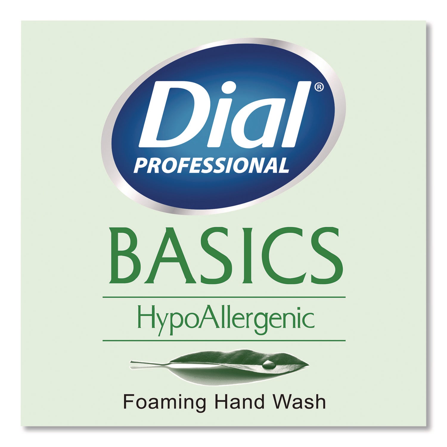 Dial® Professional Basics Foaming Hand Wash, Unscented, 1 gal Refill Bottle