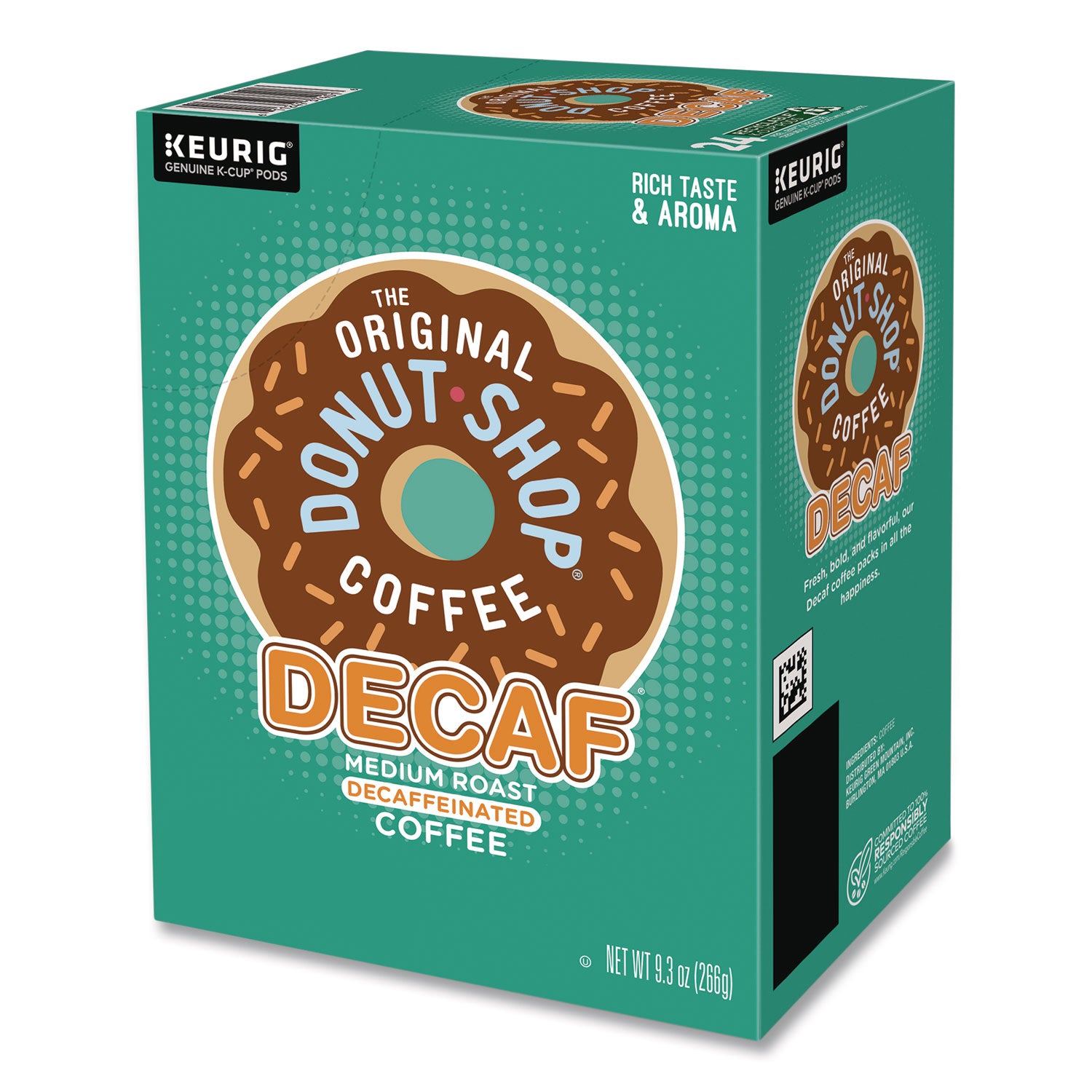 The Original Donut Shop® Decaf Coffee K-Cups, 0.39 oz, 22/Box