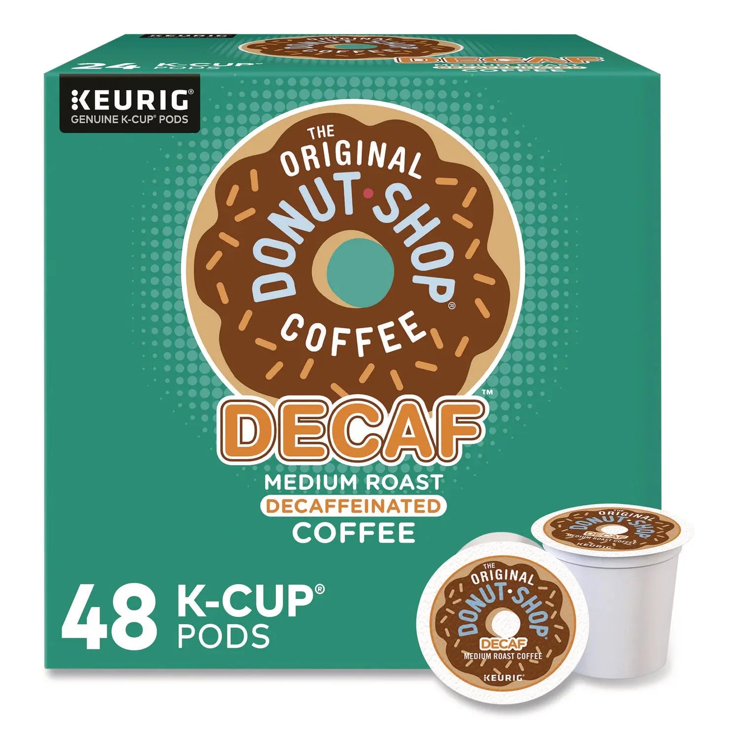 The Original Donut Shop® Decaf Coffee K-Cup Pods, 48/Box The Original Donut Shop® Flipcost