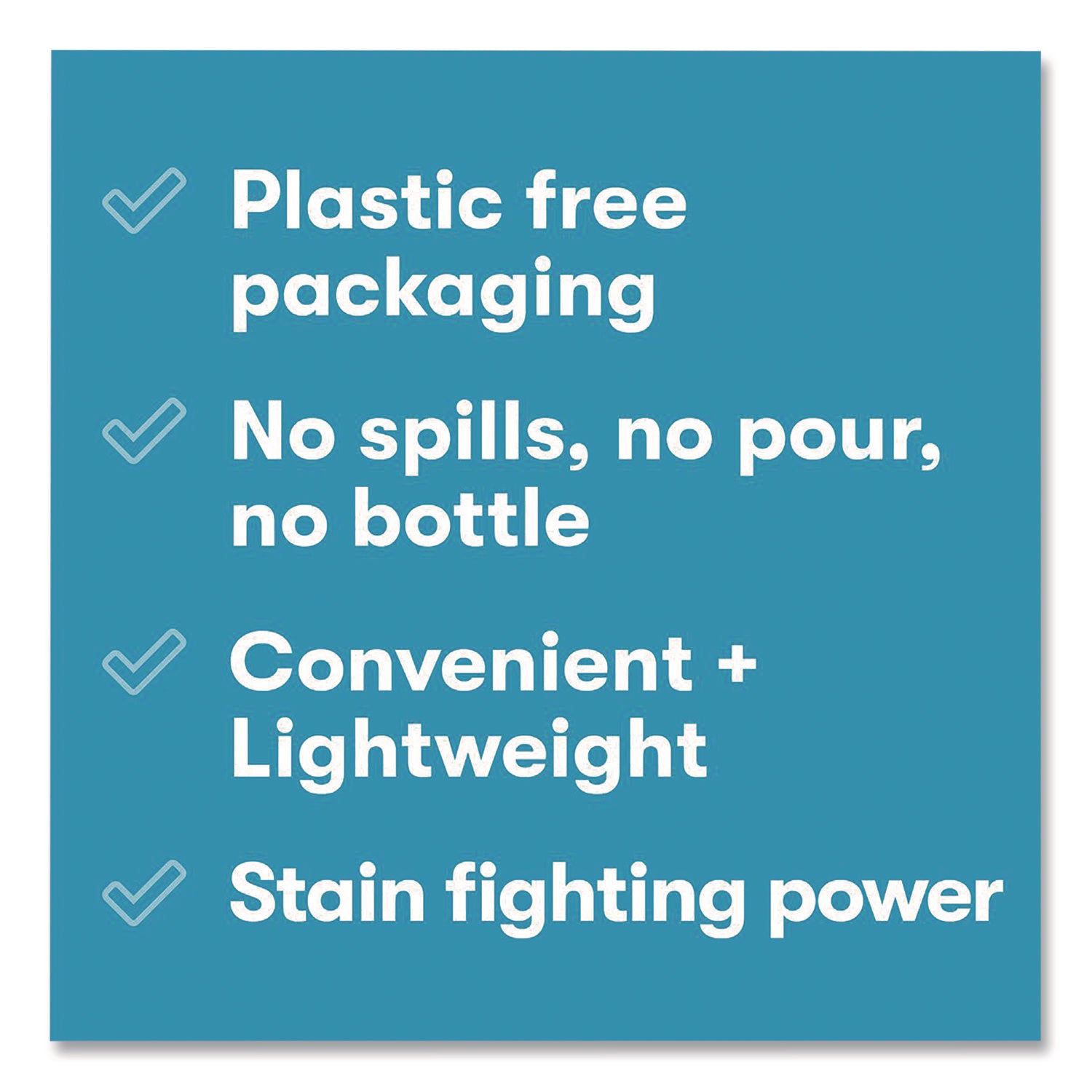 ECOS® Liquidless Laundry Detergent Sheets, Magnolia and Lily, 6.17 oz Box, 50 Sheets