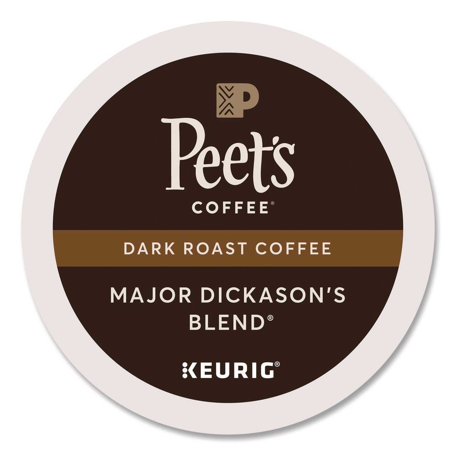 Peet's Coffee & Tea® Major Dickason's Blend K-Cups, 0.44 oz, 88/Carton