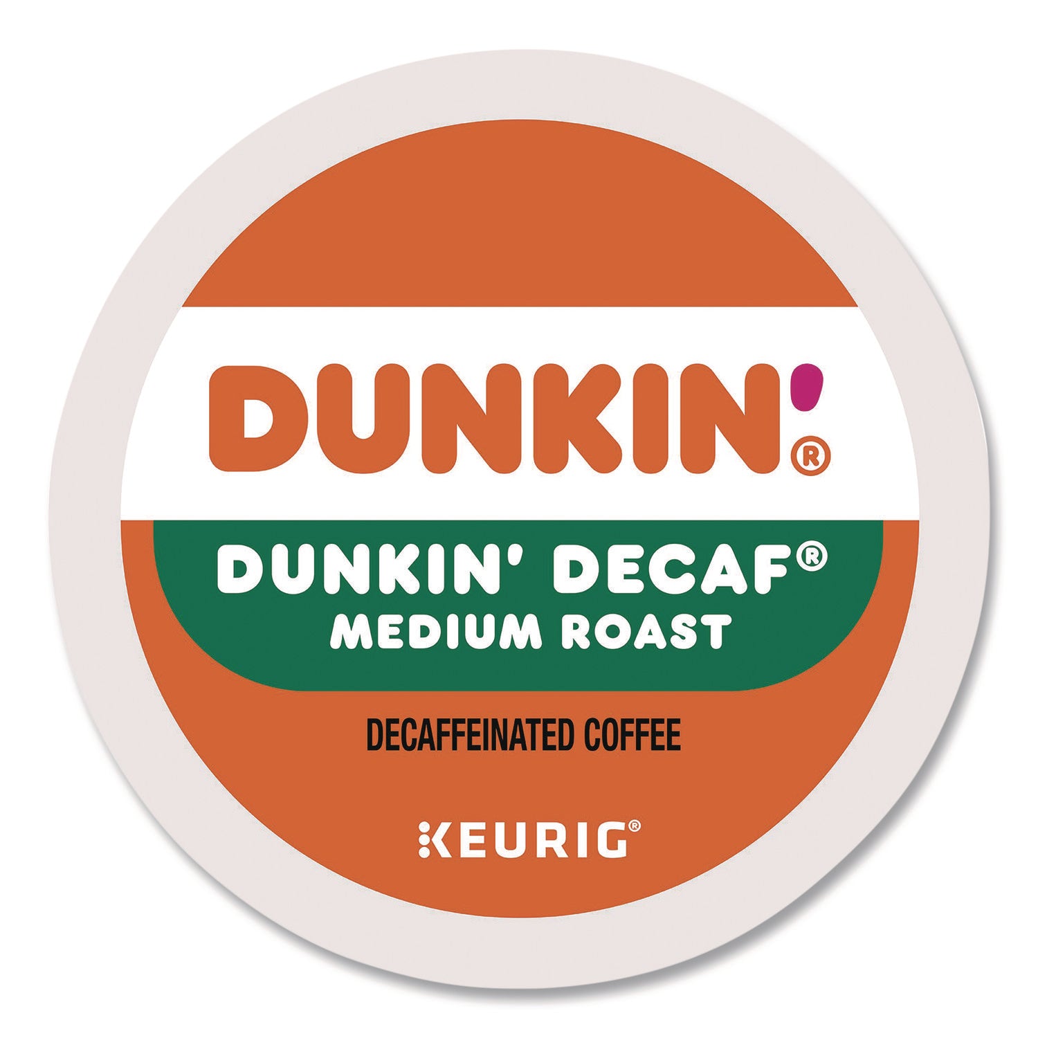 Dunkin'® K-Cups, Dunkin' Decaf, 0.37 oz, 22/Box, 4 Boxes/Carton