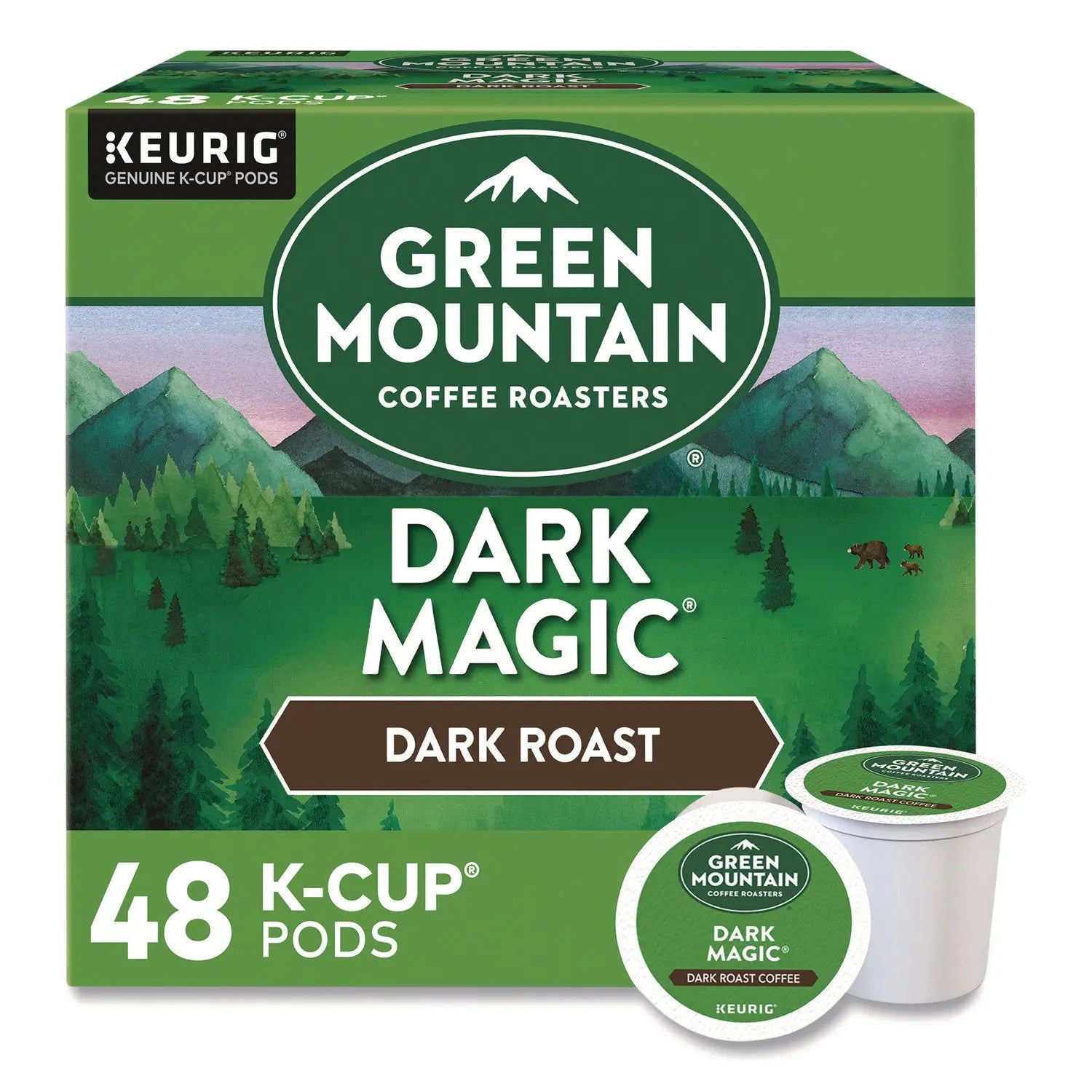 Green Mountain Coffee® Dark Magic Extra Bold Coffee K-Cups, 0.4 oz, 48/Box Green Mountain Coffee® Flipcost