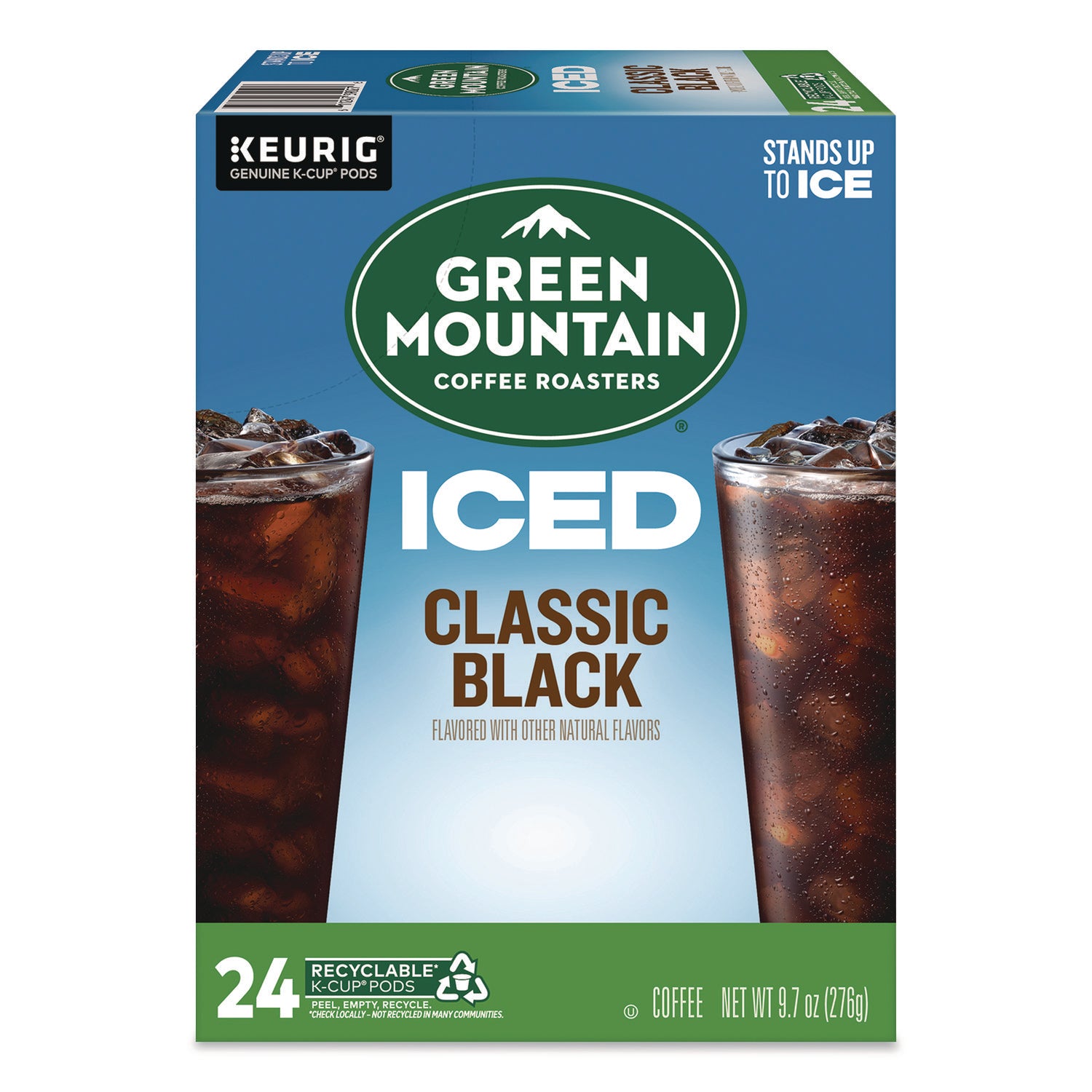 Green Mountain Coffee® Classic Black Brew Over Ice Coffee K-Cups, 0.4 oz, 24/Box