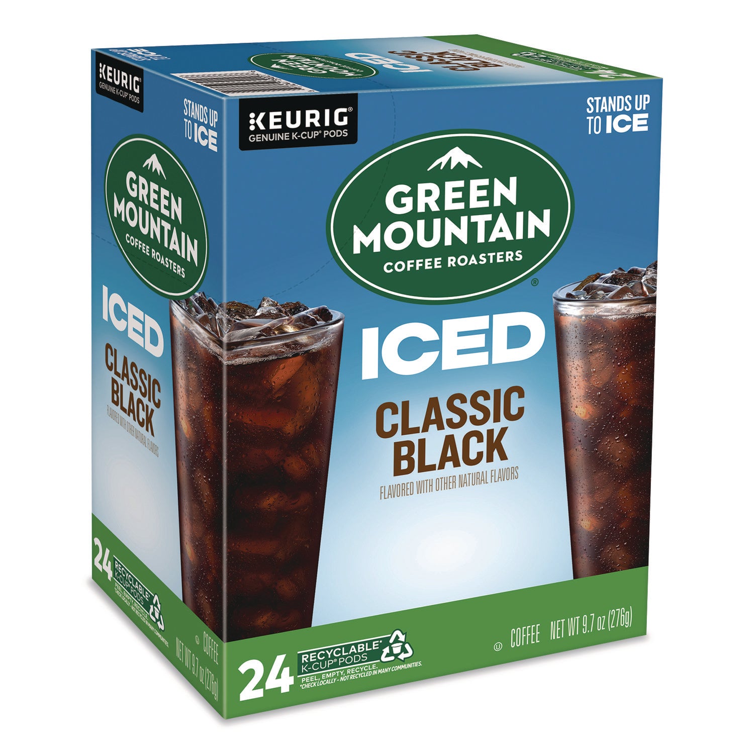 Green Mountain Coffee® Classic Black Brew Over Ice Coffee K-Cups, 0.4 oz, 24/Box