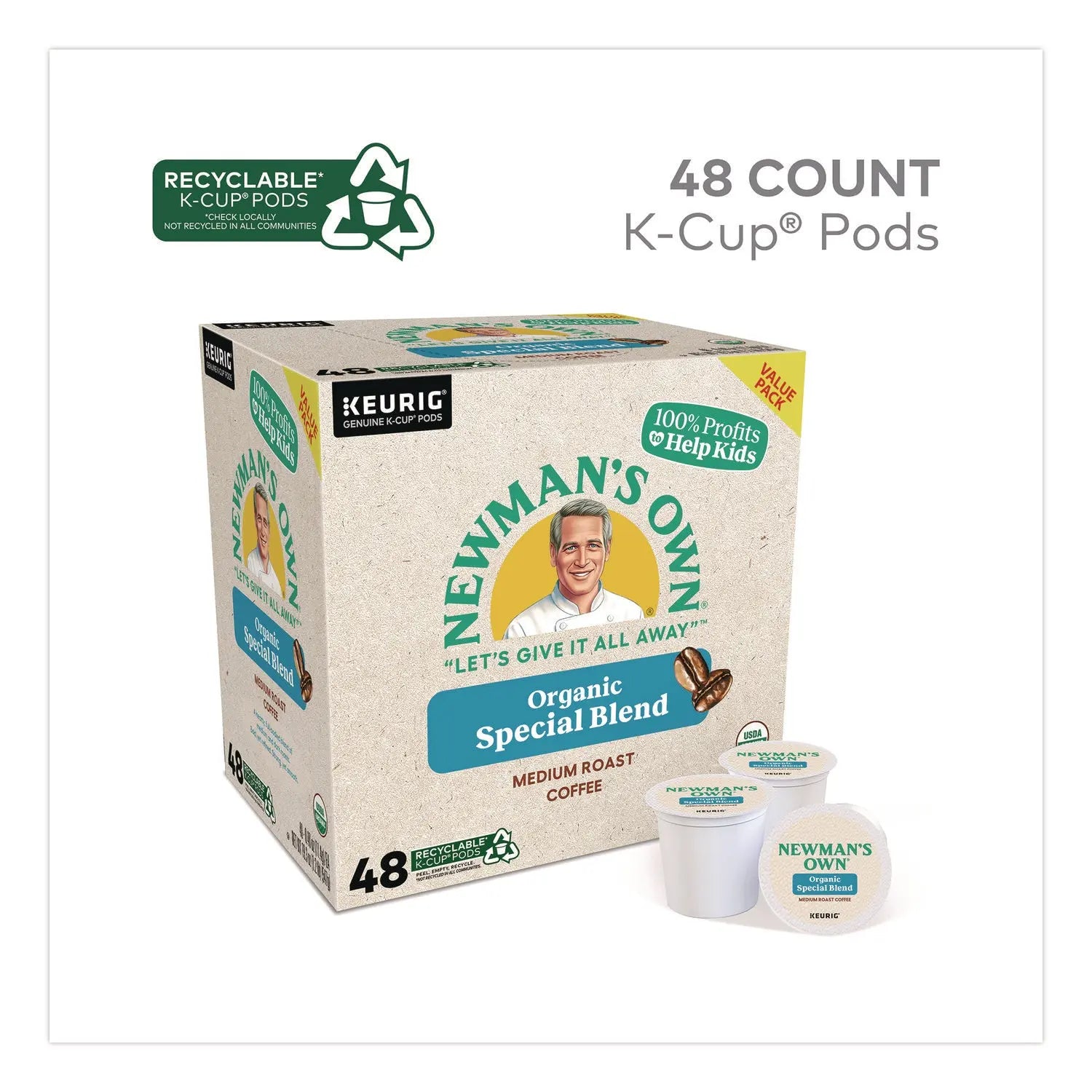 Newman's Own® Organics Special Blend Coffee K-Cups, 48/Box Newman's Own® Organics Flipcost