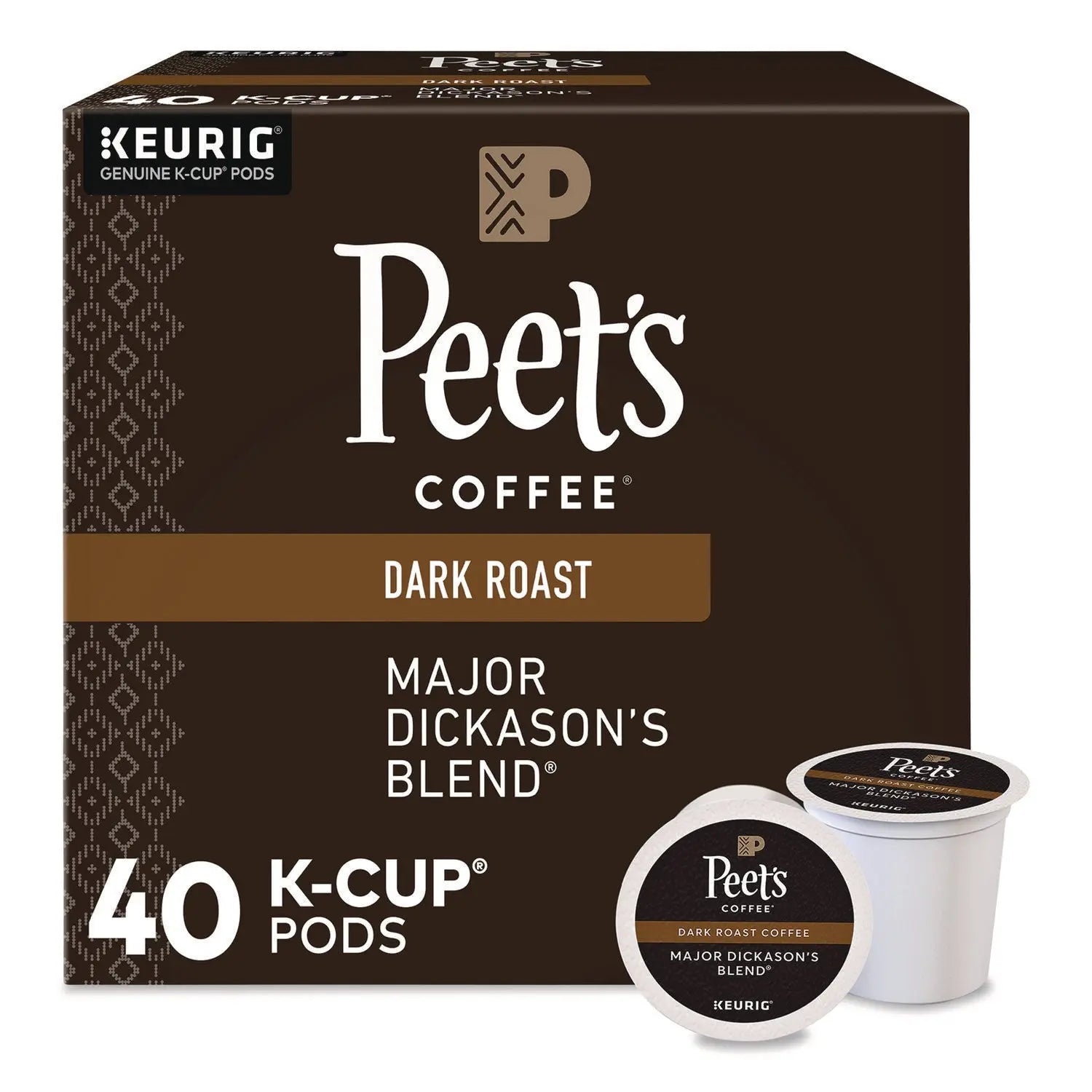 Peet's Coffee & Tea® Major Dickason's Blend K-Cups, 0.44 oz, 40/Box Peet's Coffee & Tea® Flipcost