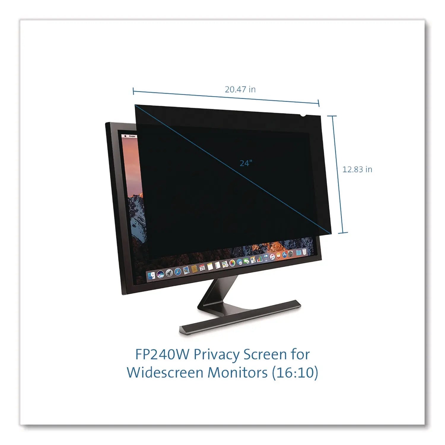 Kensington® Privacy Filter for Widescreen Monitor for 24" Flat Panel Monitors, 16:10 Aspect Ratio Kensington® Flipcost