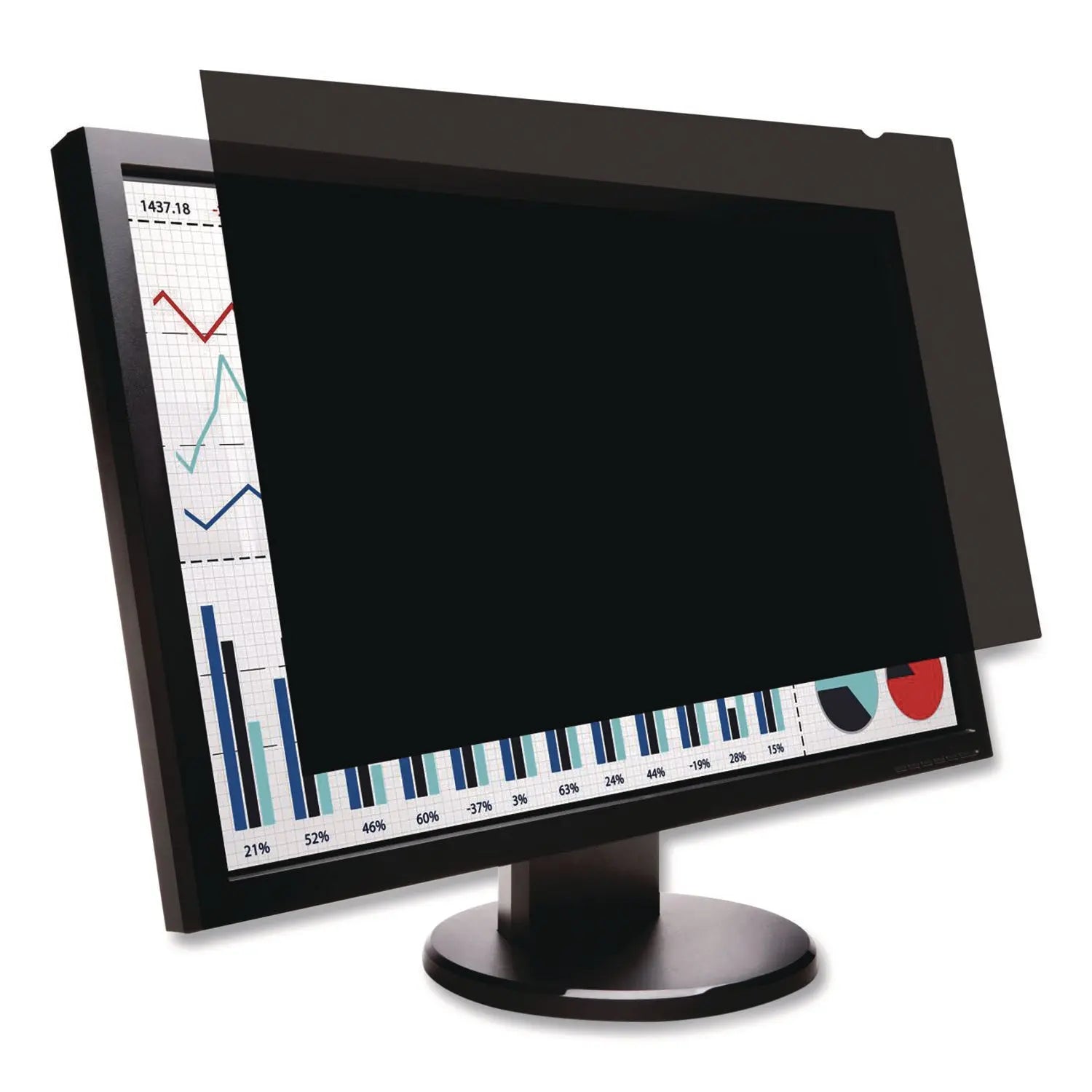 Kensington® Anti-Glare Reversible Privacy Screen for 24" Widescreen Flat Panel Monitor, 16:9 Aspect Ratio Kensington® Flipcost