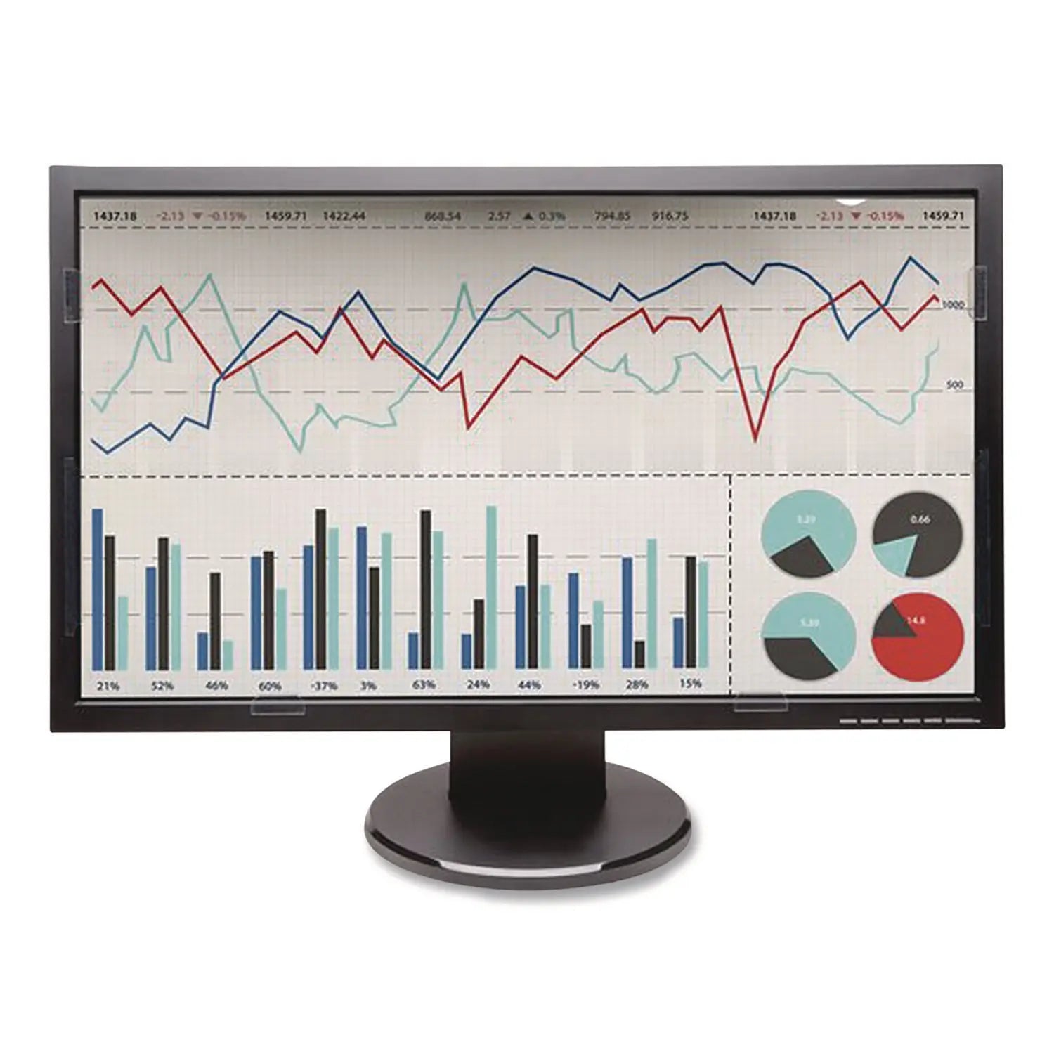 Kensington® Anti-Glare Reversible Privacy Screen for 19" Widescreen Flat Panel Monitor, 5:4 Aspect Ratio Kensington® Flipcost