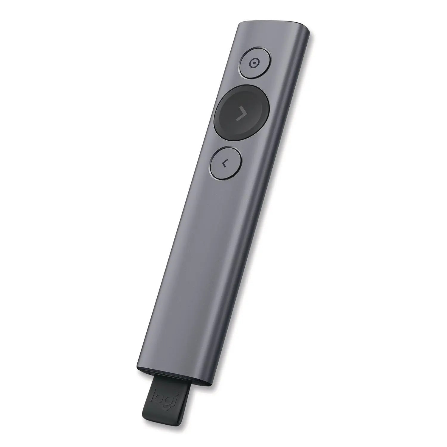 Logitech® Spotlight Presentation Remote, Projects 100 ft, Slate Logitech® Flipcost
