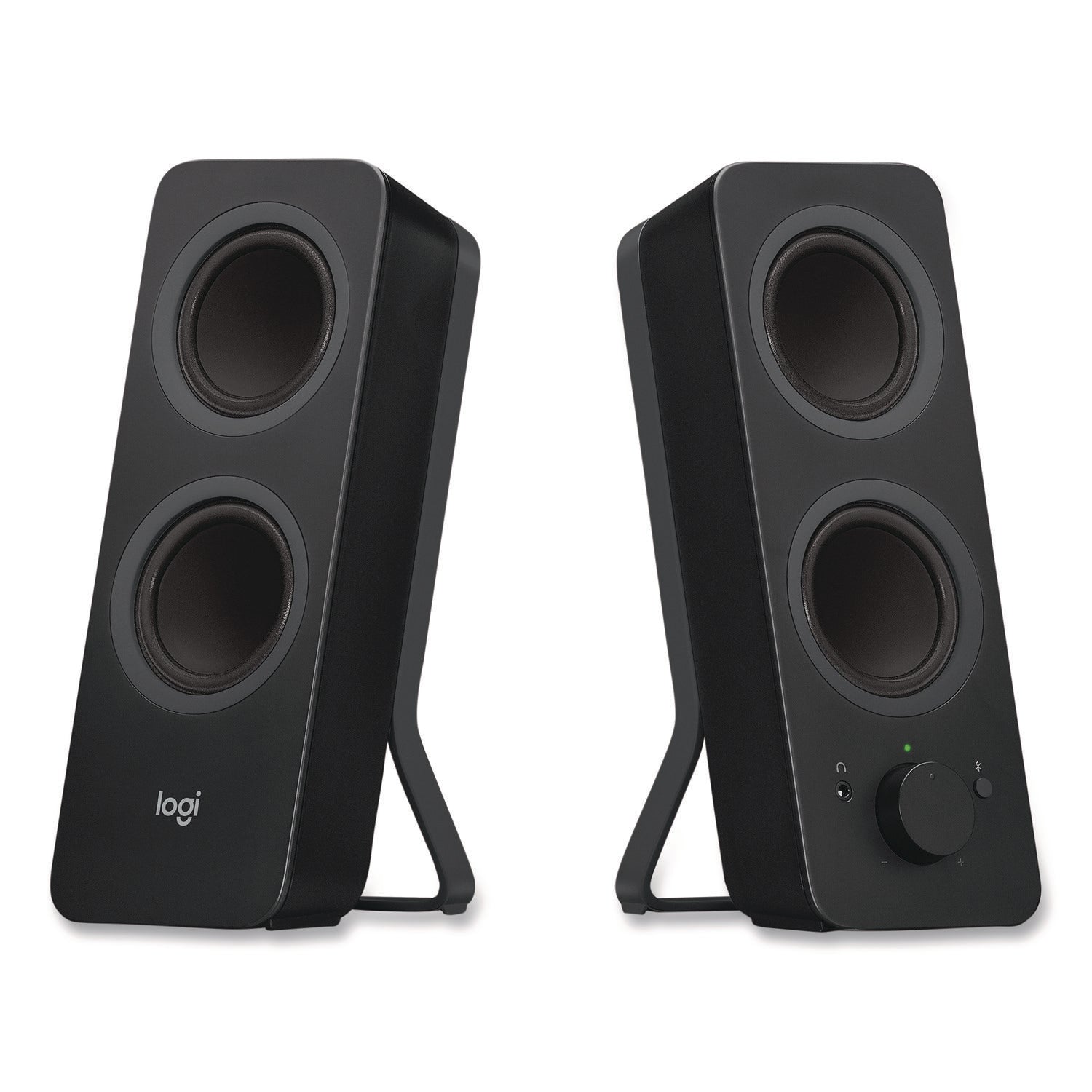 Logitech® Z207 Computer Speakers, Bluetooth/3.5 mm Jack, Black