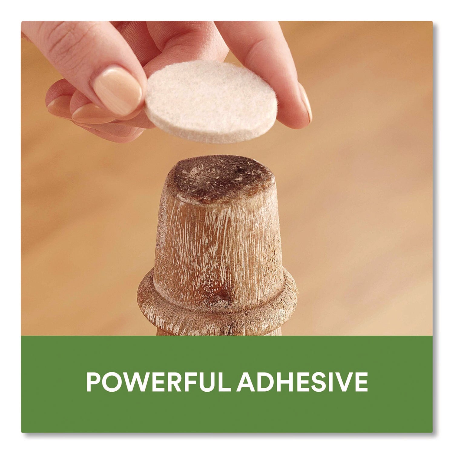 Scotch™ Felt Pad Protectors, Assorted Sizes and Shapes, Beige, 199/Pack