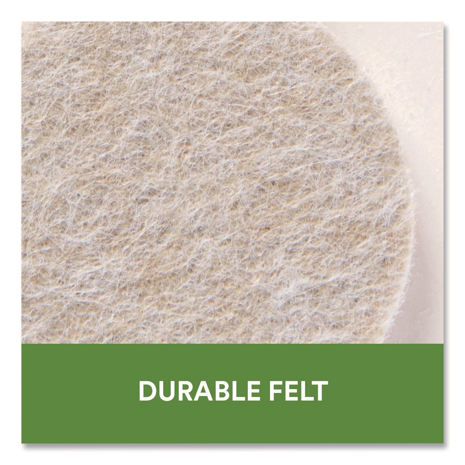 Scotch™ Felt Pad Protectors, Assorted Sizes and Shapes, Beige, 199/Pack