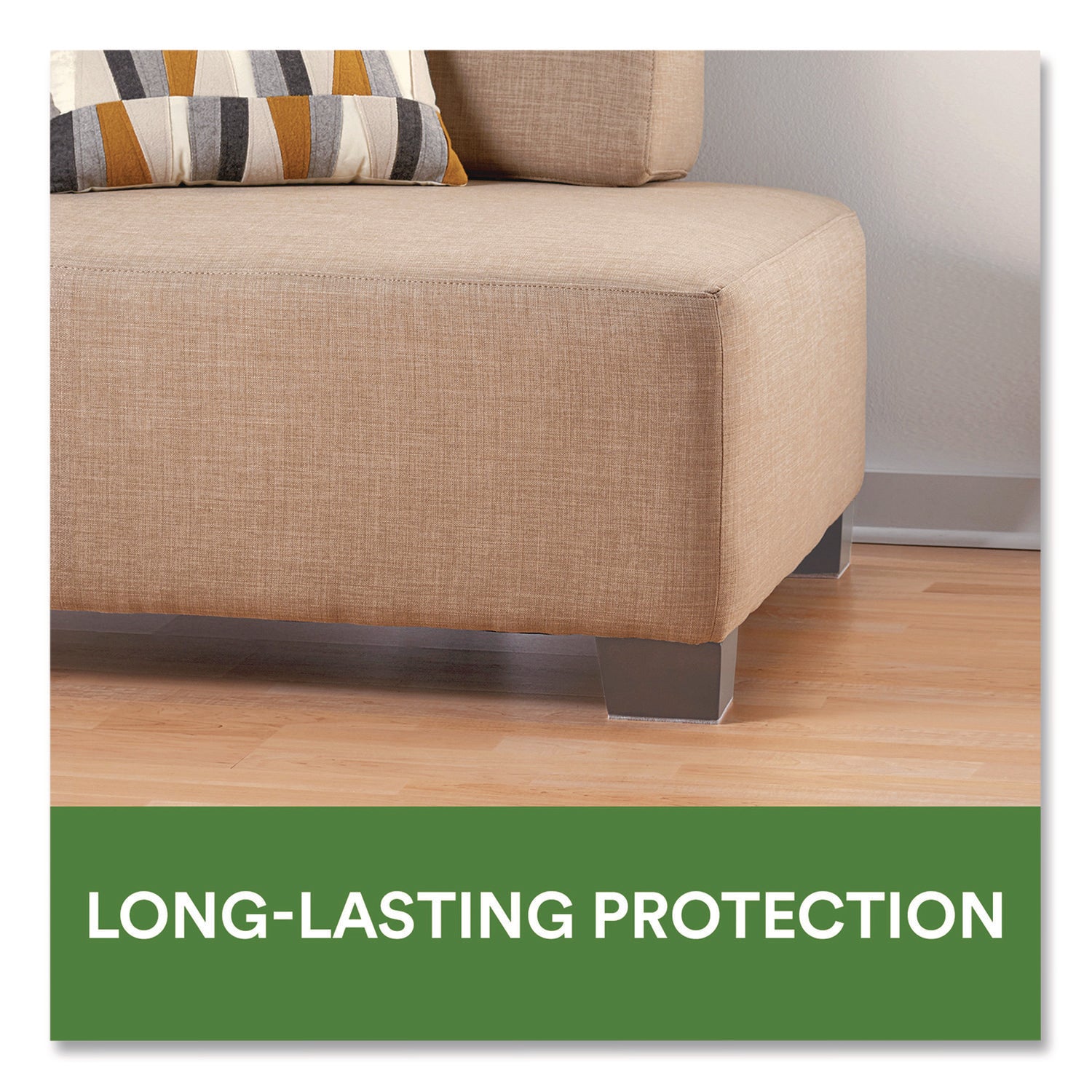 Scotch™ Felt Pad Protectors, Assorted Round, Beige, 78/Pack