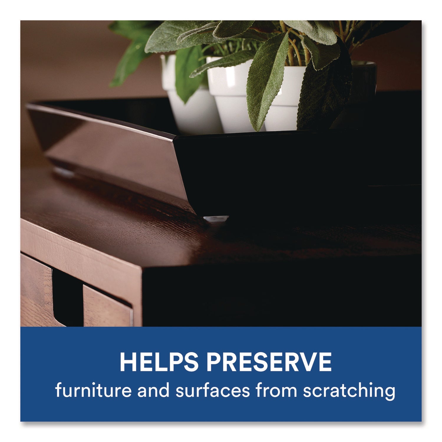 Scotch™ Bumpers, 0.5" dia, Clear, 40/Pack