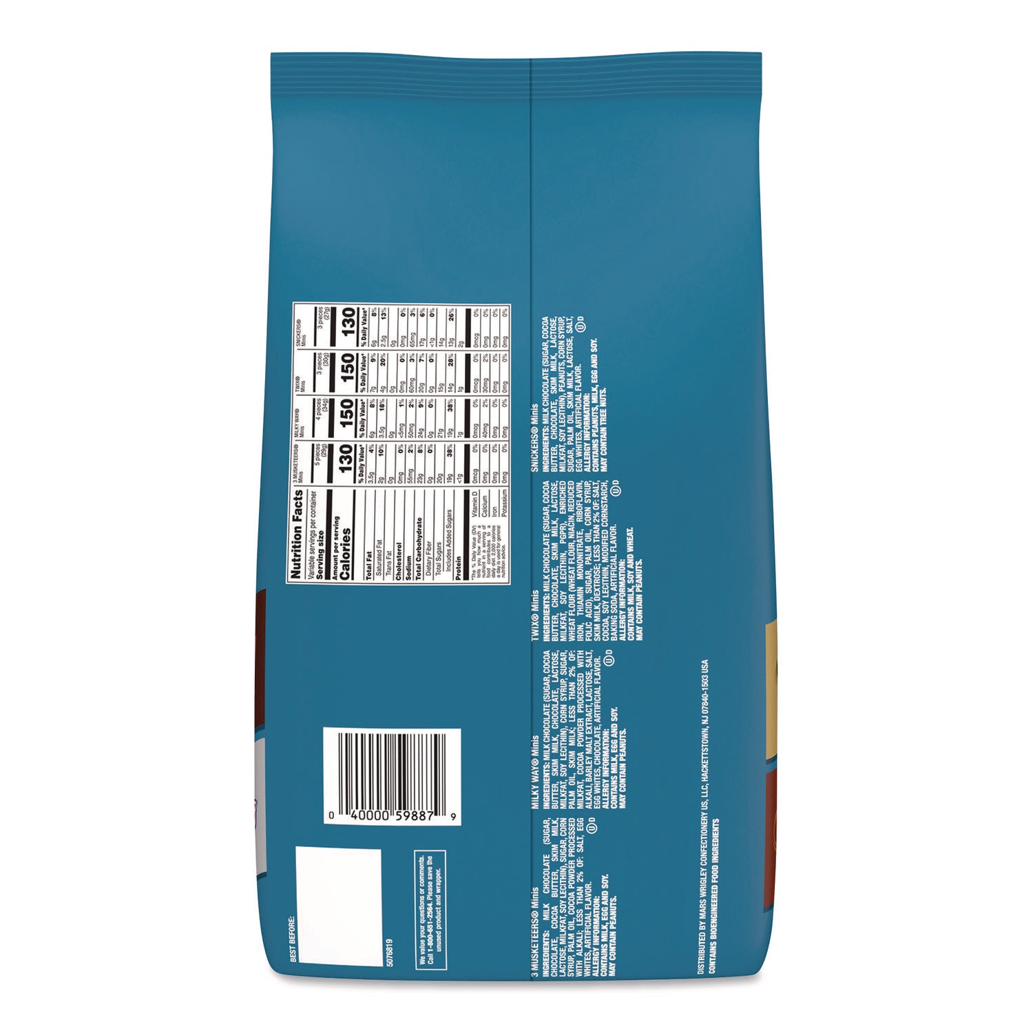 MARS Minis Variety Jumbo Pack, Assorted, 30.63 oz Bag