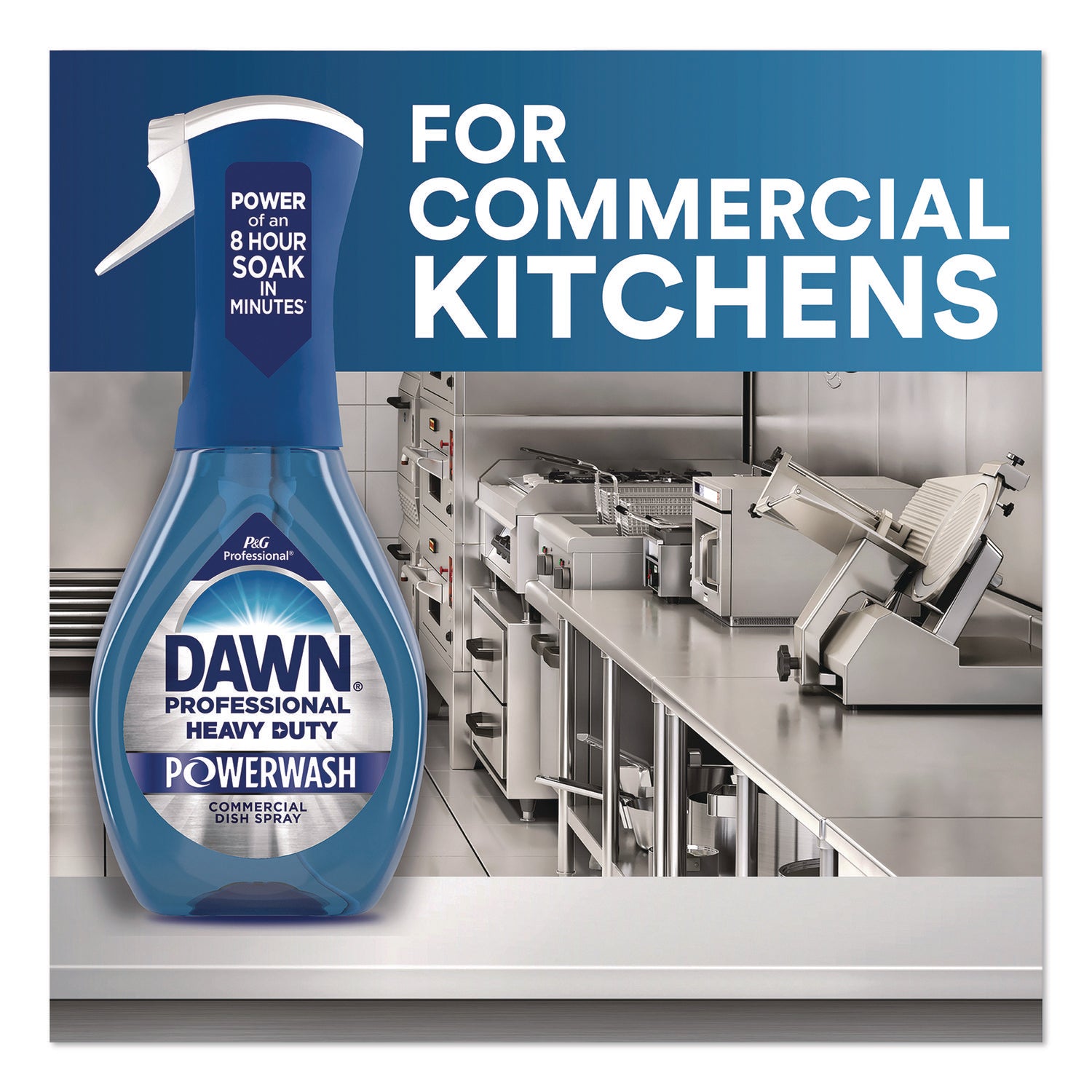 Dawn® Professional Heavy Duty Powerwash Commercial Dish Spray, Fresh Scent, 16 oz Trigger Spray Bottle