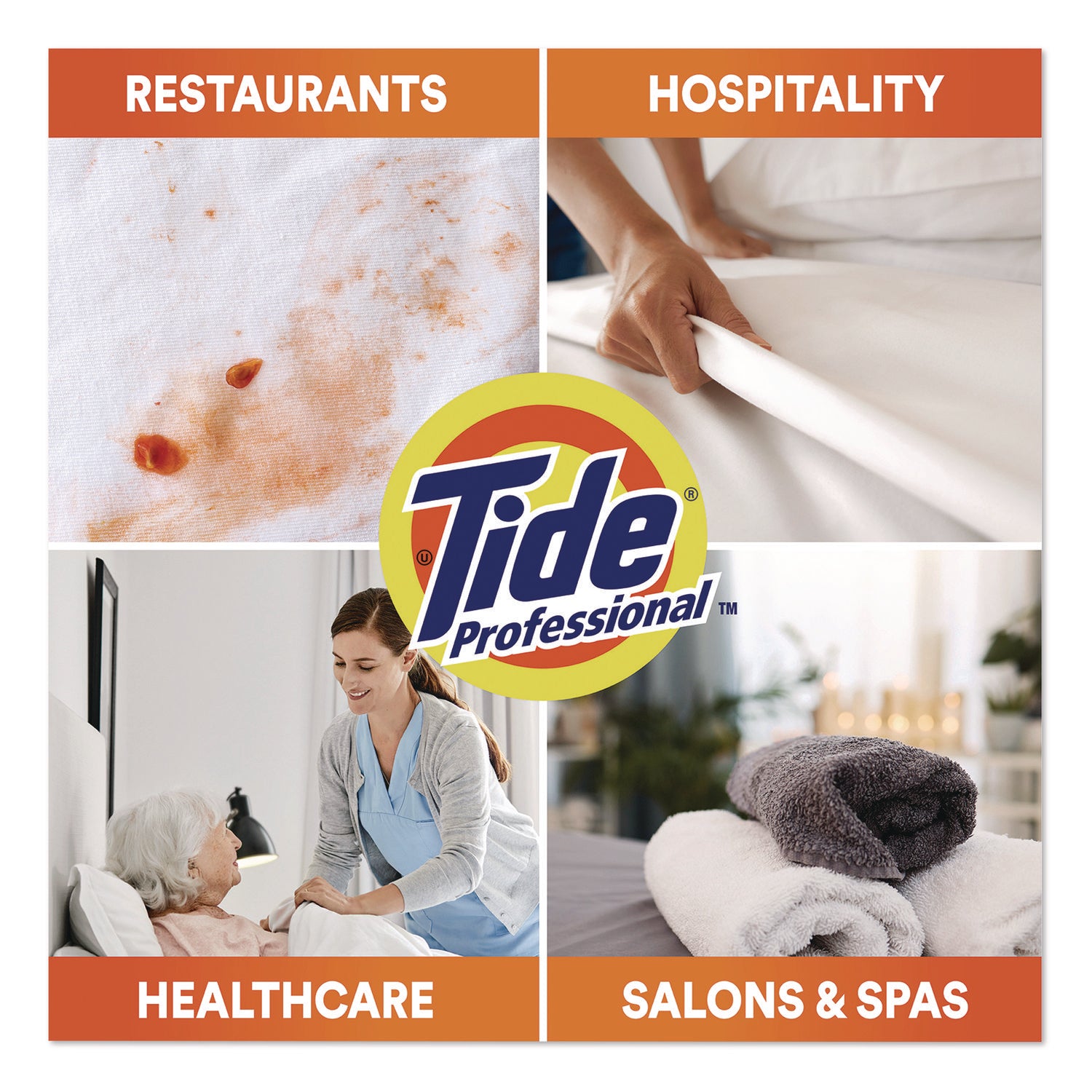 Tide® Professional™ Commercial Power PODS Laundry Detergent, 63 Liquid Pods, 101 oz Tub