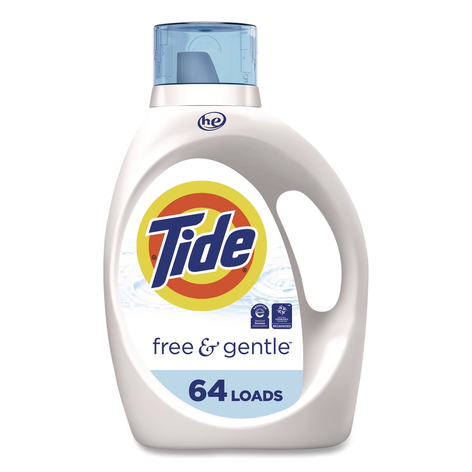 Tide® Free and Gentle Liquid Laundry Detergent, 64 Loads, 84 oz Bottle