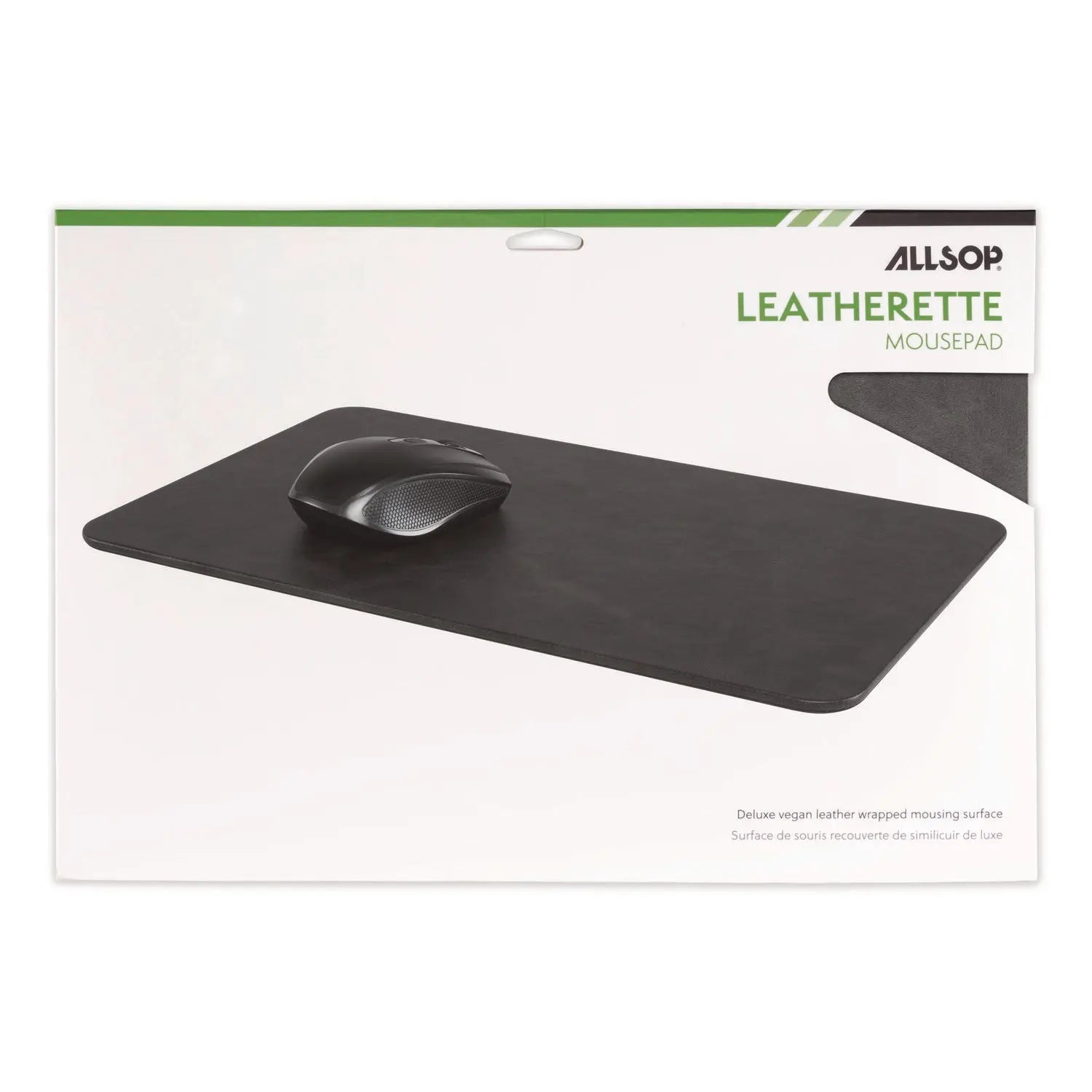 Allsop® Mouse Pad, 14.2 x 8.66 x 0.25, Black Allsop® Flipcost
