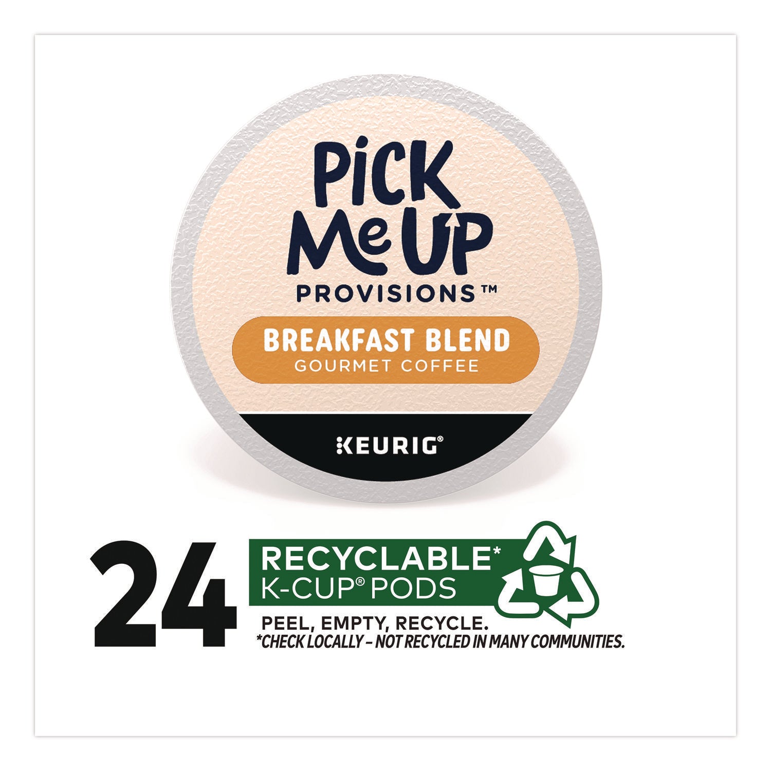 Pick Me Up Provisions™ Breakfast Blend Coffee K-Cups, 24/Box