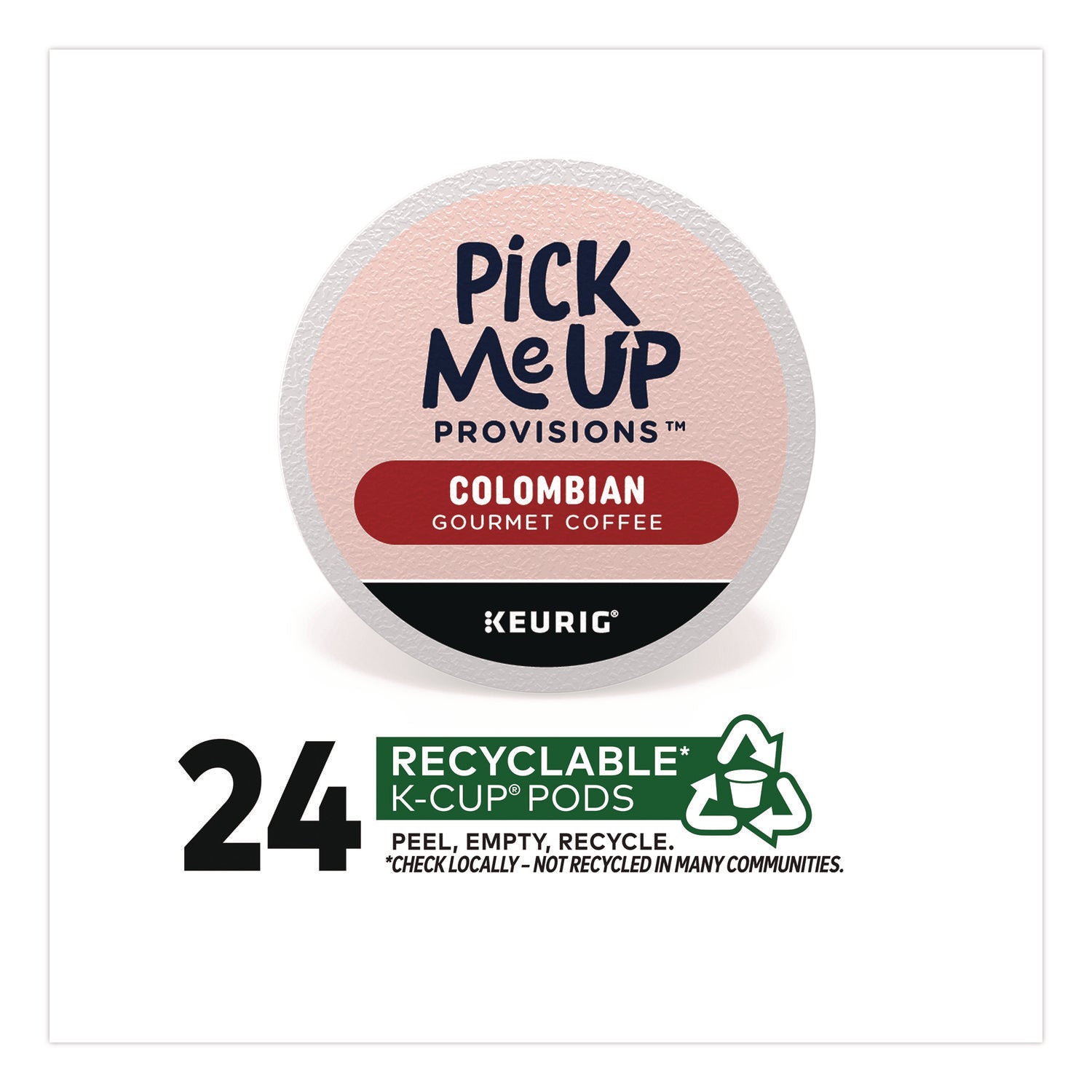 Pick Me Up Provisions™ Colombian Coffee K-Cups, 24/Box