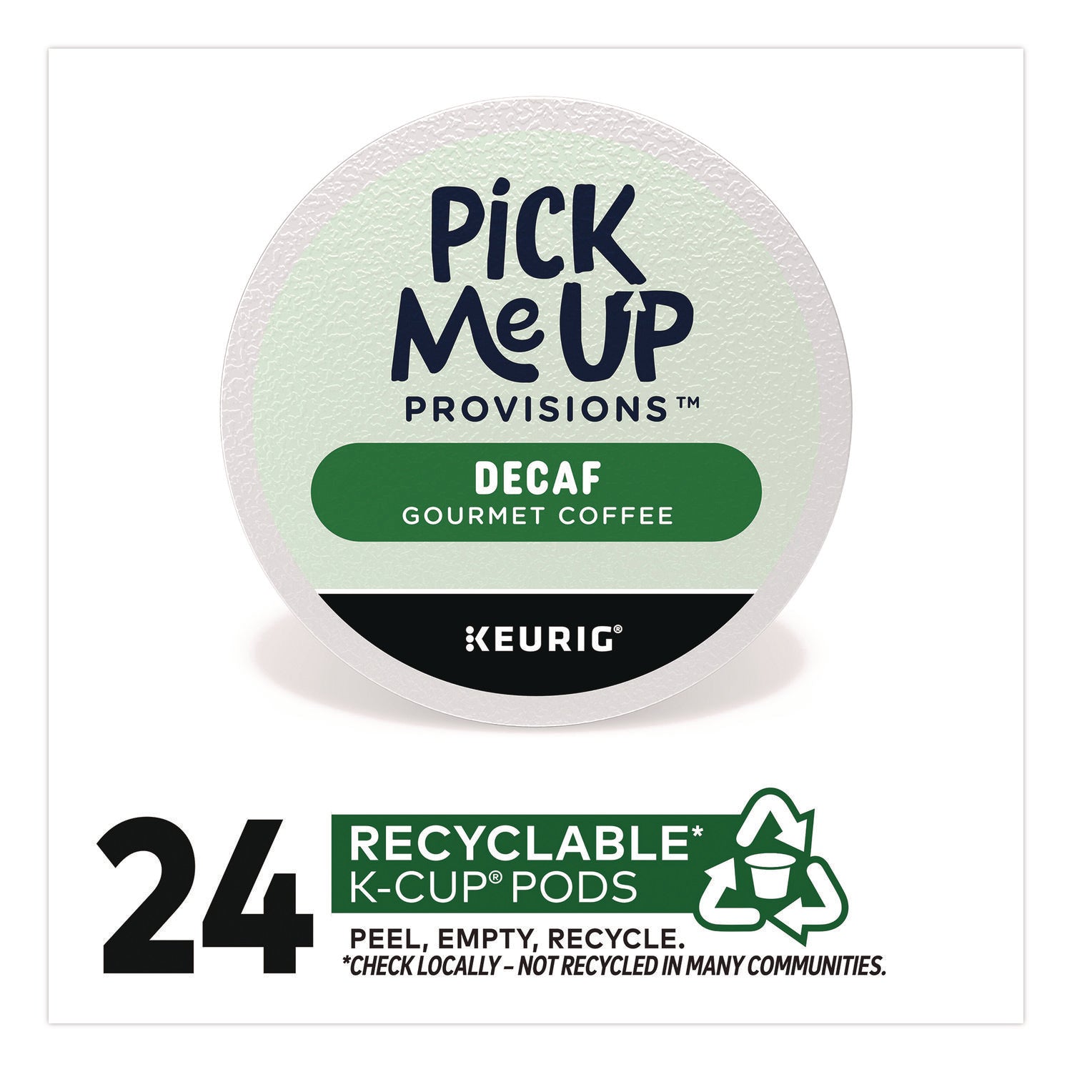 Pick Me Up Provisions™ Decaf Coffee K-Cups, 24/Box
