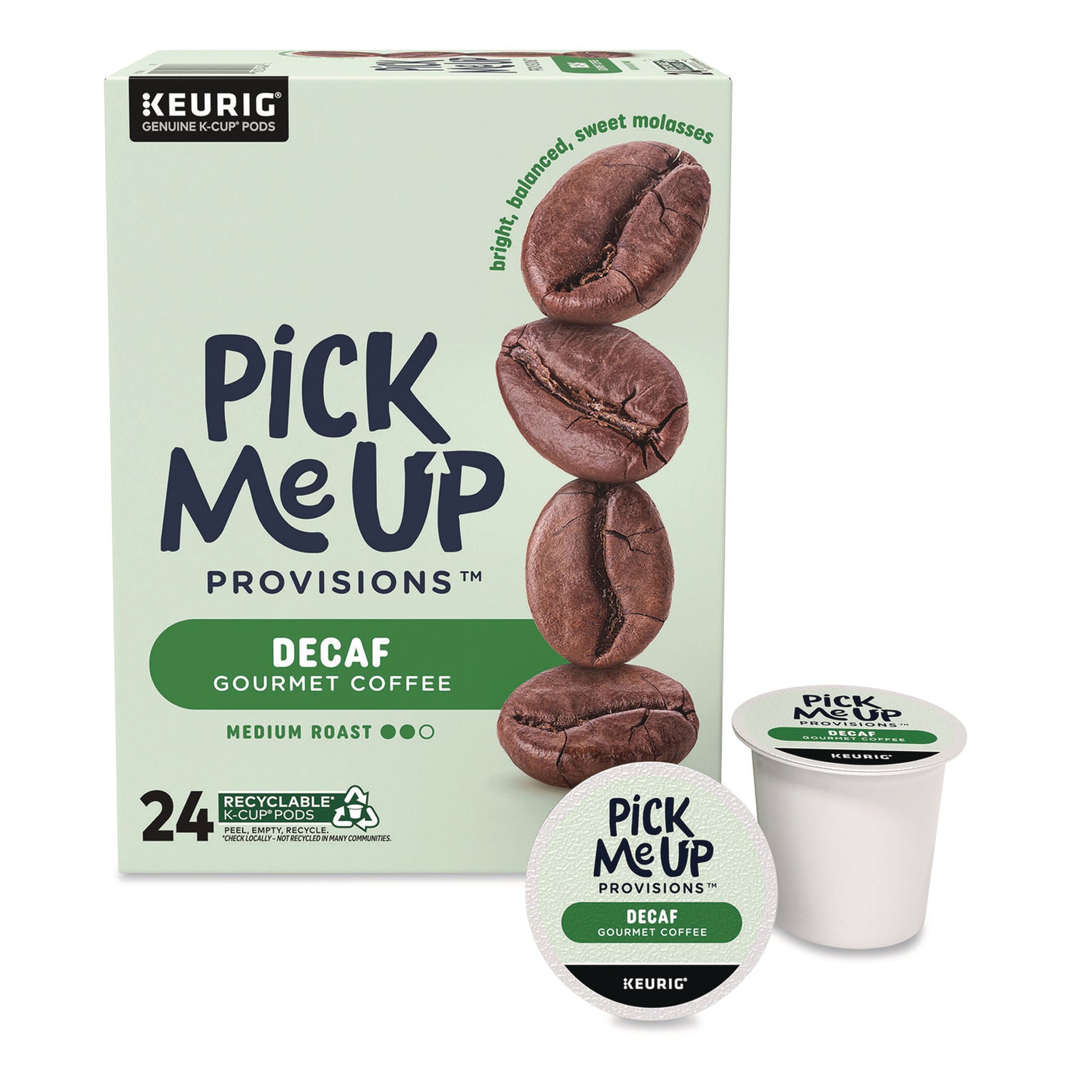 Pick Me Up Provisions™ Decaf Coffee K-Cups, 24/Box