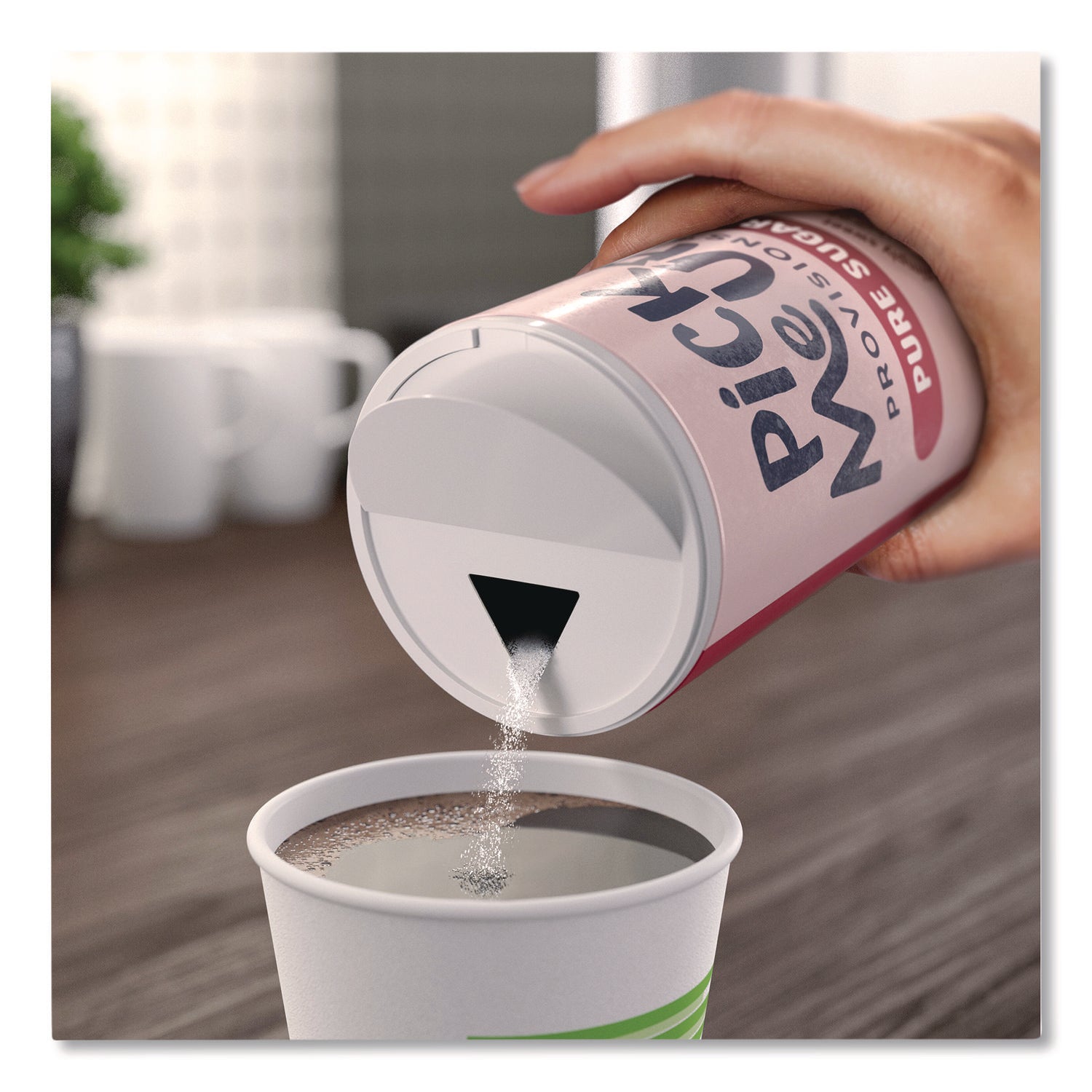 Pick Me Up Provisions™ Pure Sugar, 20 oz Canister, 24/Carton