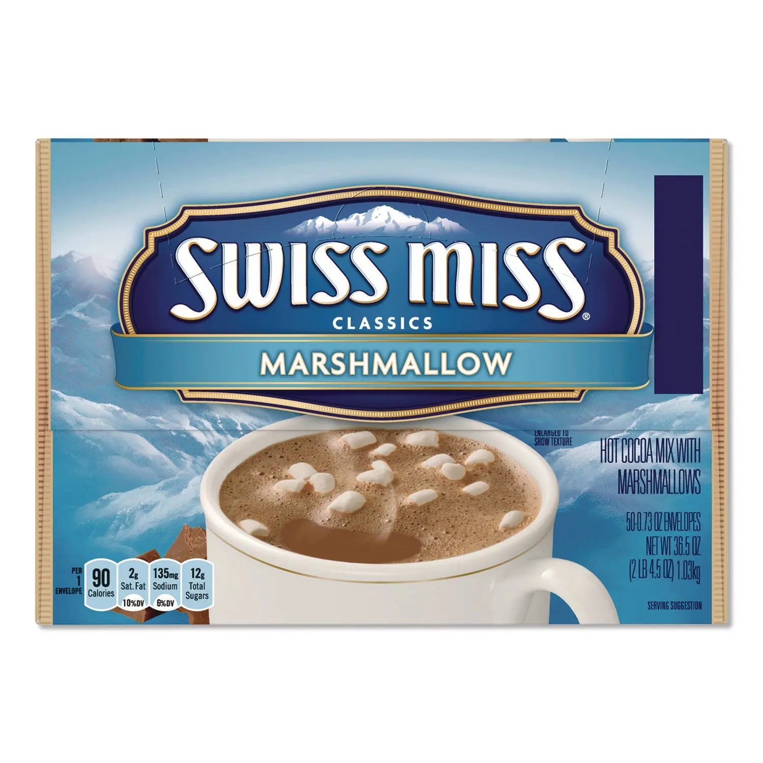 Swiss Miss® Marshmallow Hot Cocoa Mix, 0.73 oz Packet, 50/Box Swiss Miss® Flipcost