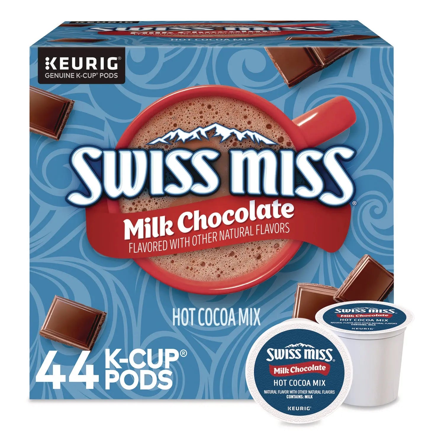 Swiss Miss® Milk Chocolate Hot Cocoa K-Cups, 0.65 oz, 44/Box Swiss Miss® Flipcost