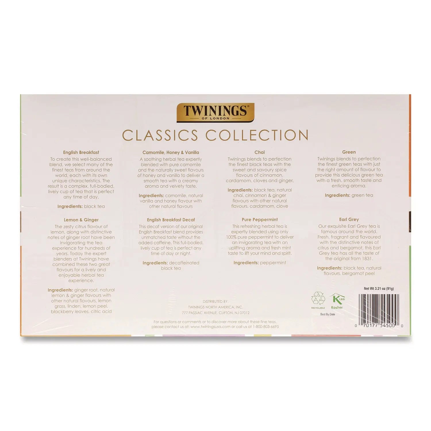 TWININGS® Classics Collection Assorted Tea Bags, 48/Box TWININGS® Flipcost