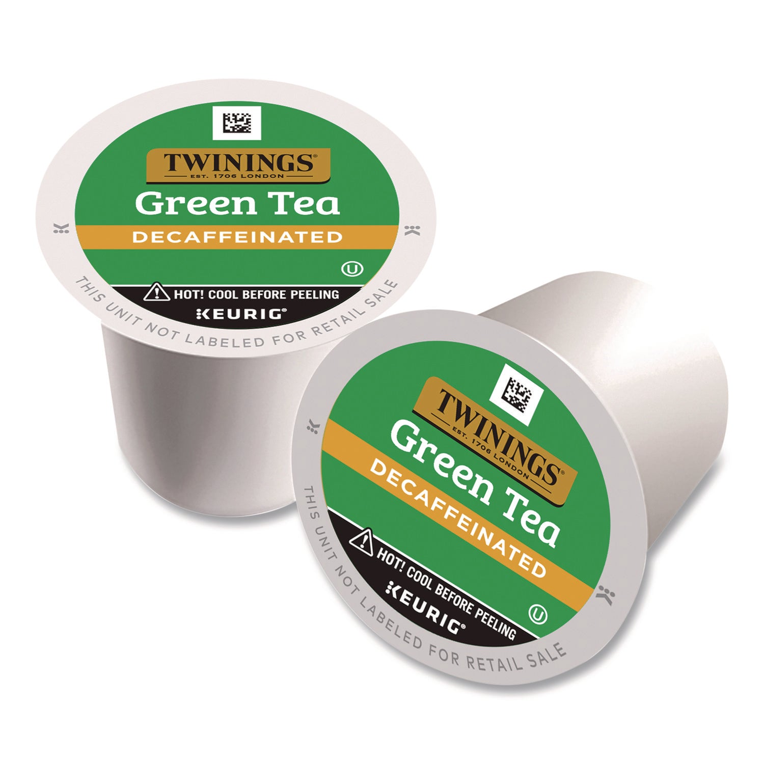 TWININGS® Tea K-Cups, Decaf Green Tea, 0.11 oz, 24/Box