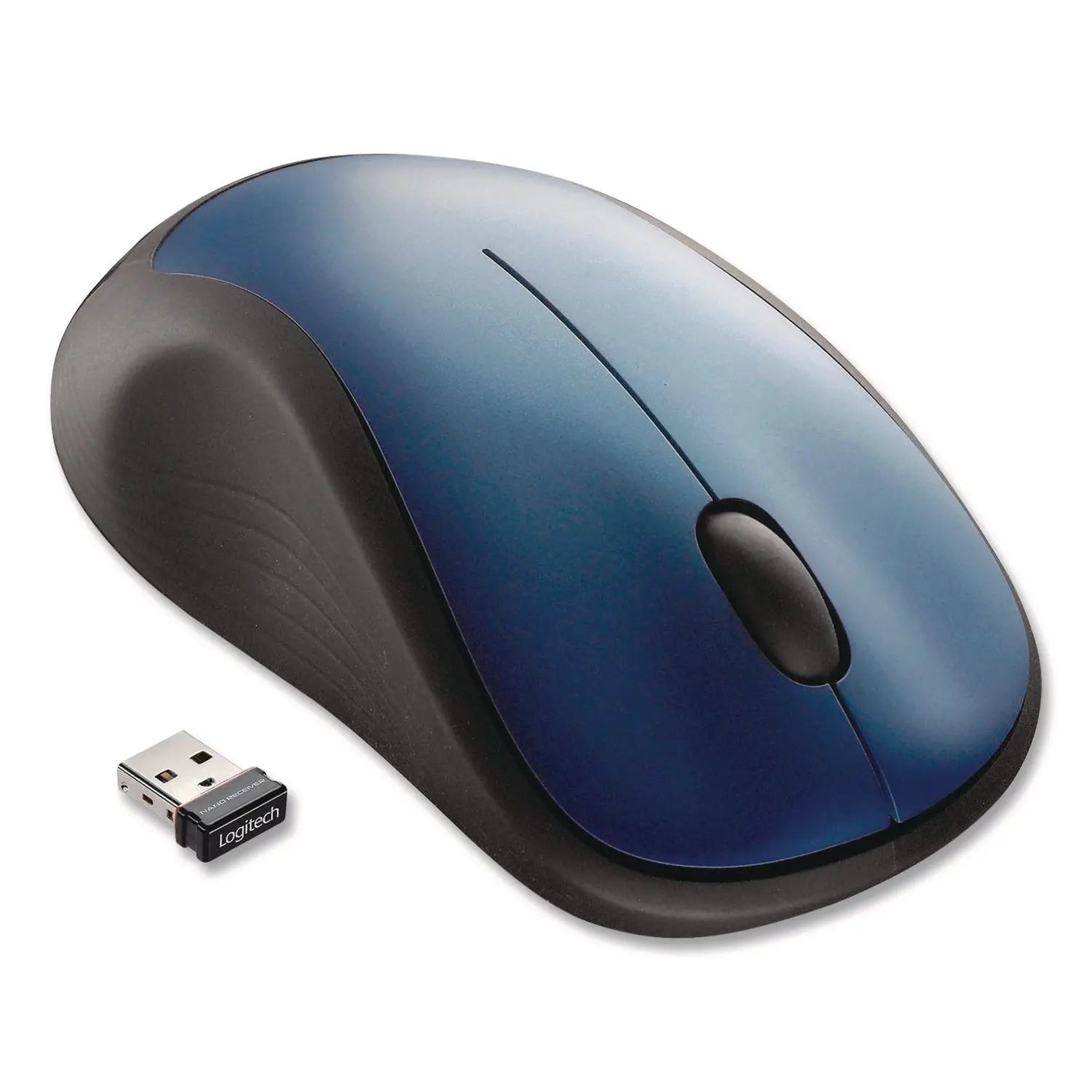 Logitech® M310 Wireless Mouse, 2.4 GHz Frequency/30 ft Wireless Range, Left/Right Hand Use, Peacock Blue Logitech® Flipcost