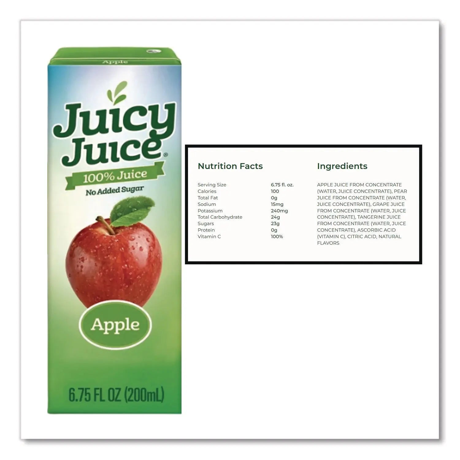 Juicy Juice® Juice Box Variety Pack, Assorted Flavors, 6.75 oz Box, 32/Carton Juicy Juice® Flipcost