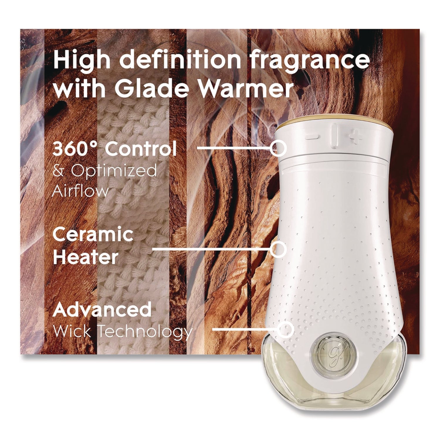 Glade® Plugin Scented Oil Refill, Cashmere Woods, 0.67 oz, 5/Pack