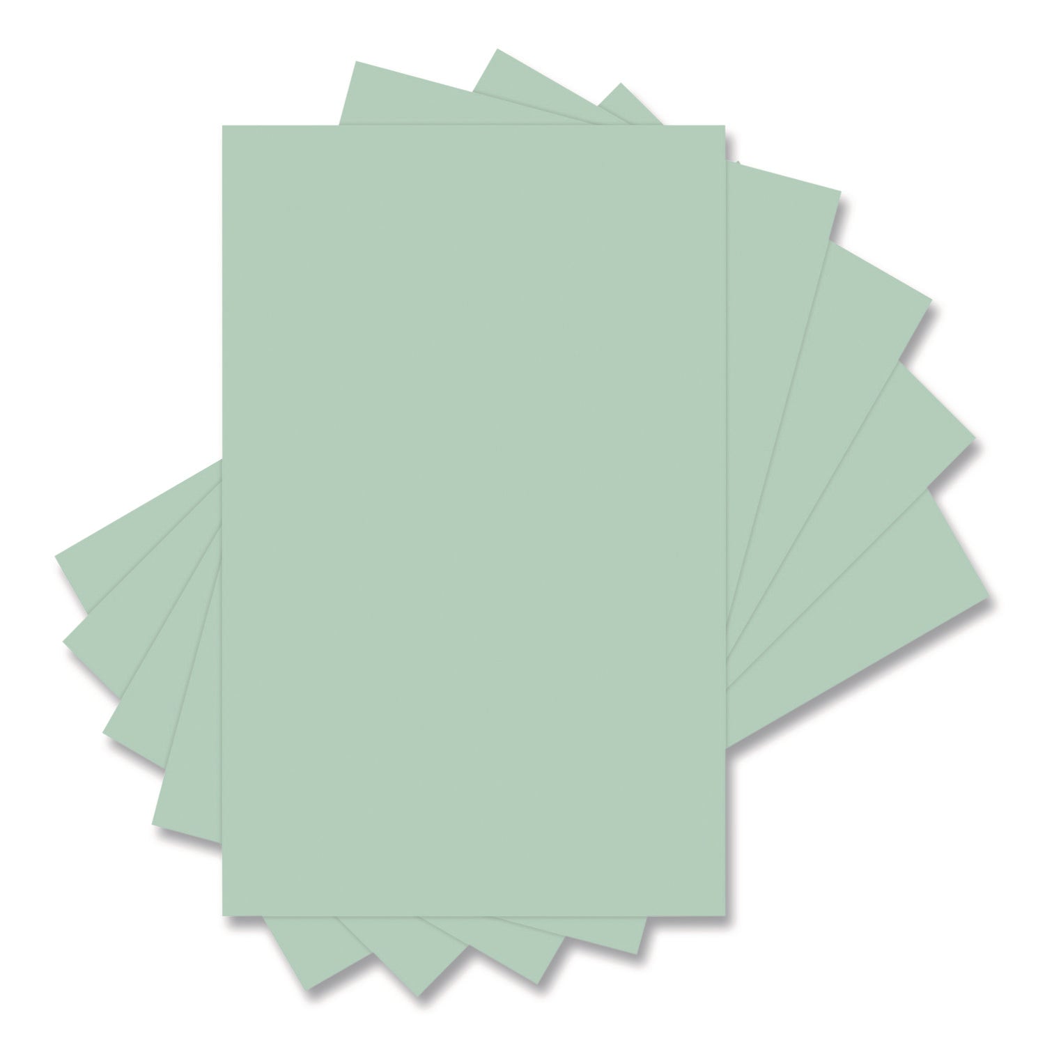 Lettermark™ Colors 30% Recycled Multipurpose Color Paper, 20 lb Bond Weight, 11 x 17, Pastel Green, 500/Ream