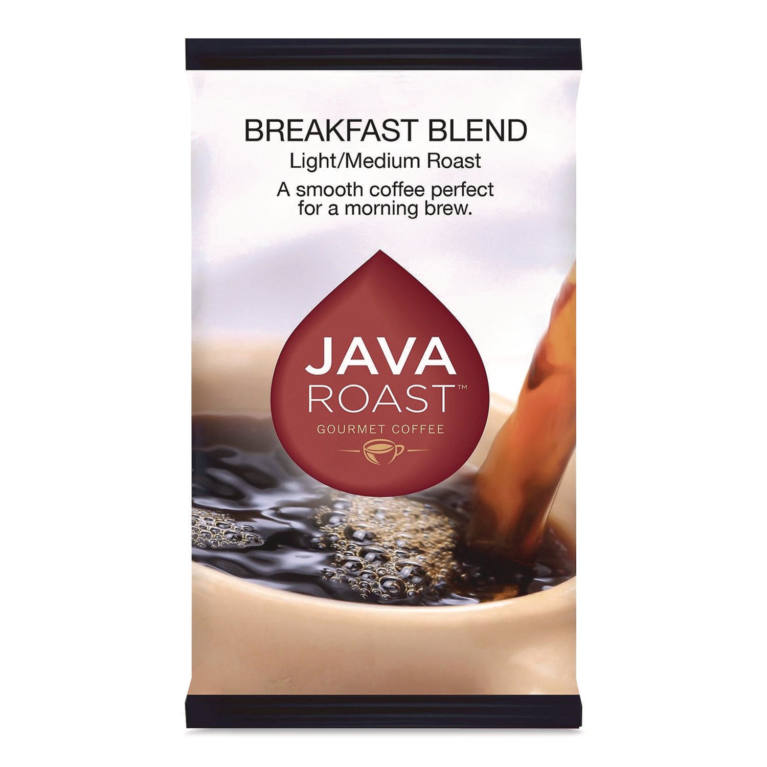 Java Roast™ Gourmet Coffee Ground Coffee, Breakfast Blend, 1.75 oz Packet, 42/Carton