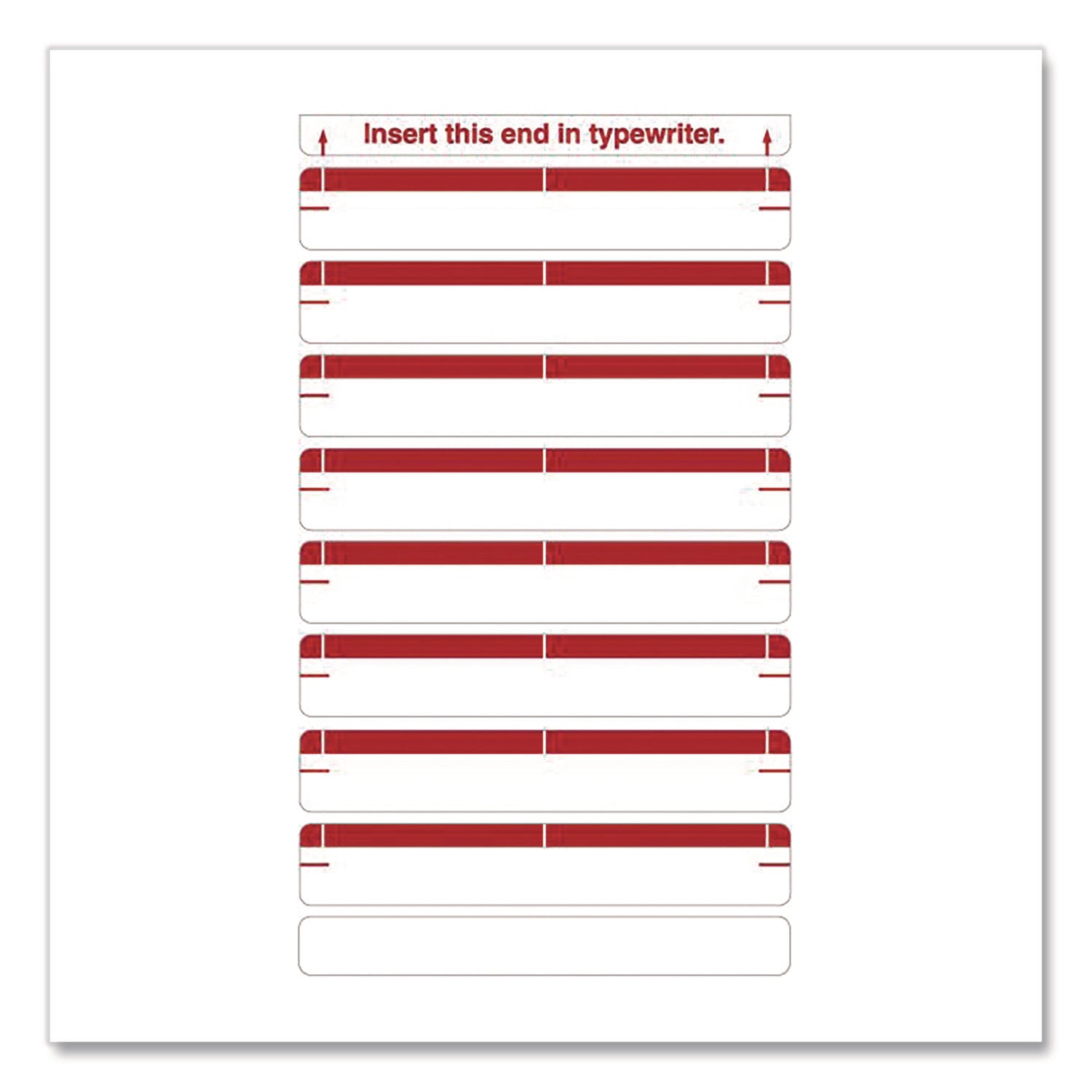 Medical Arts Press® Type-On Write-On Sheet Style Labels, 8 Labels/Sheet, 31 Sheets/Pack