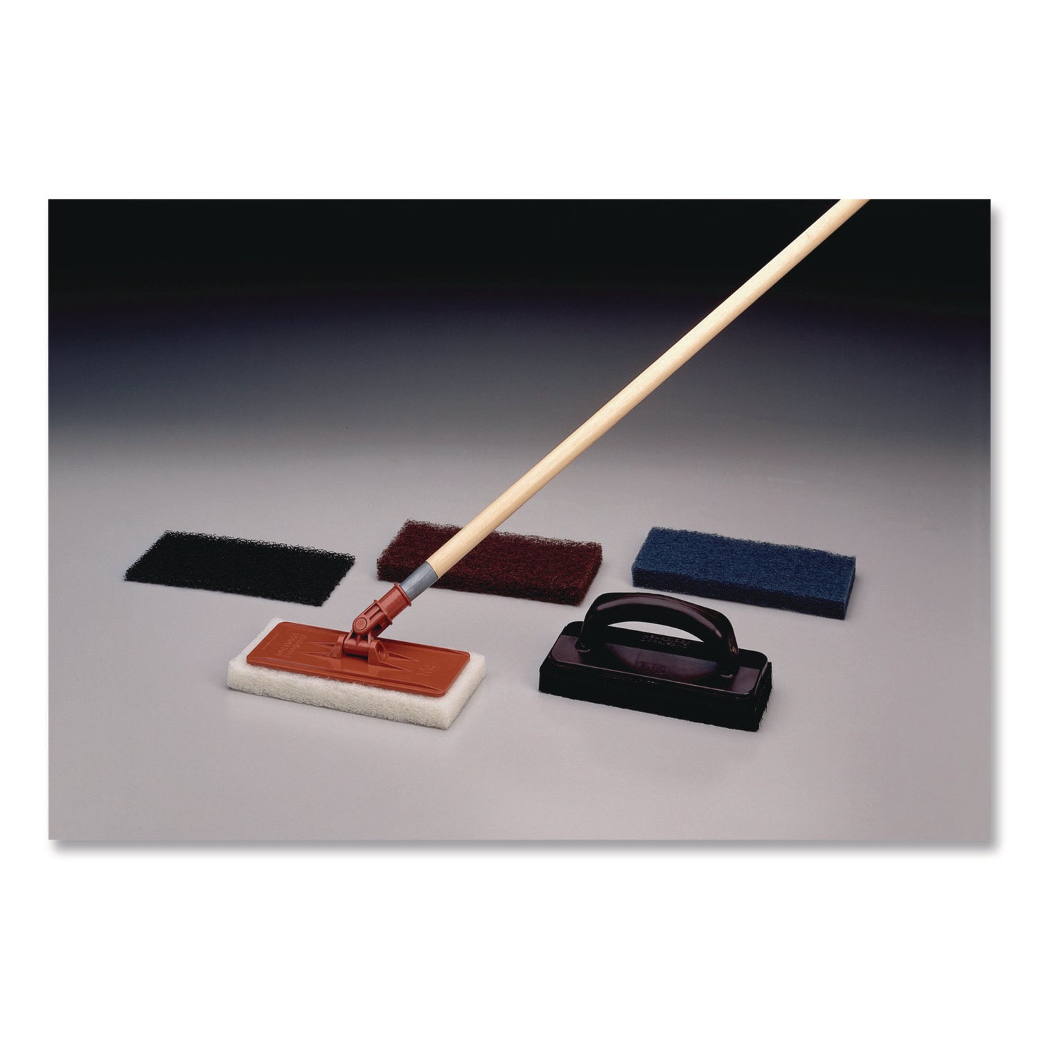 3M™ Doodlebug Brown Scrub 'n Strip Pad, 4.63 x 10, 5/Box