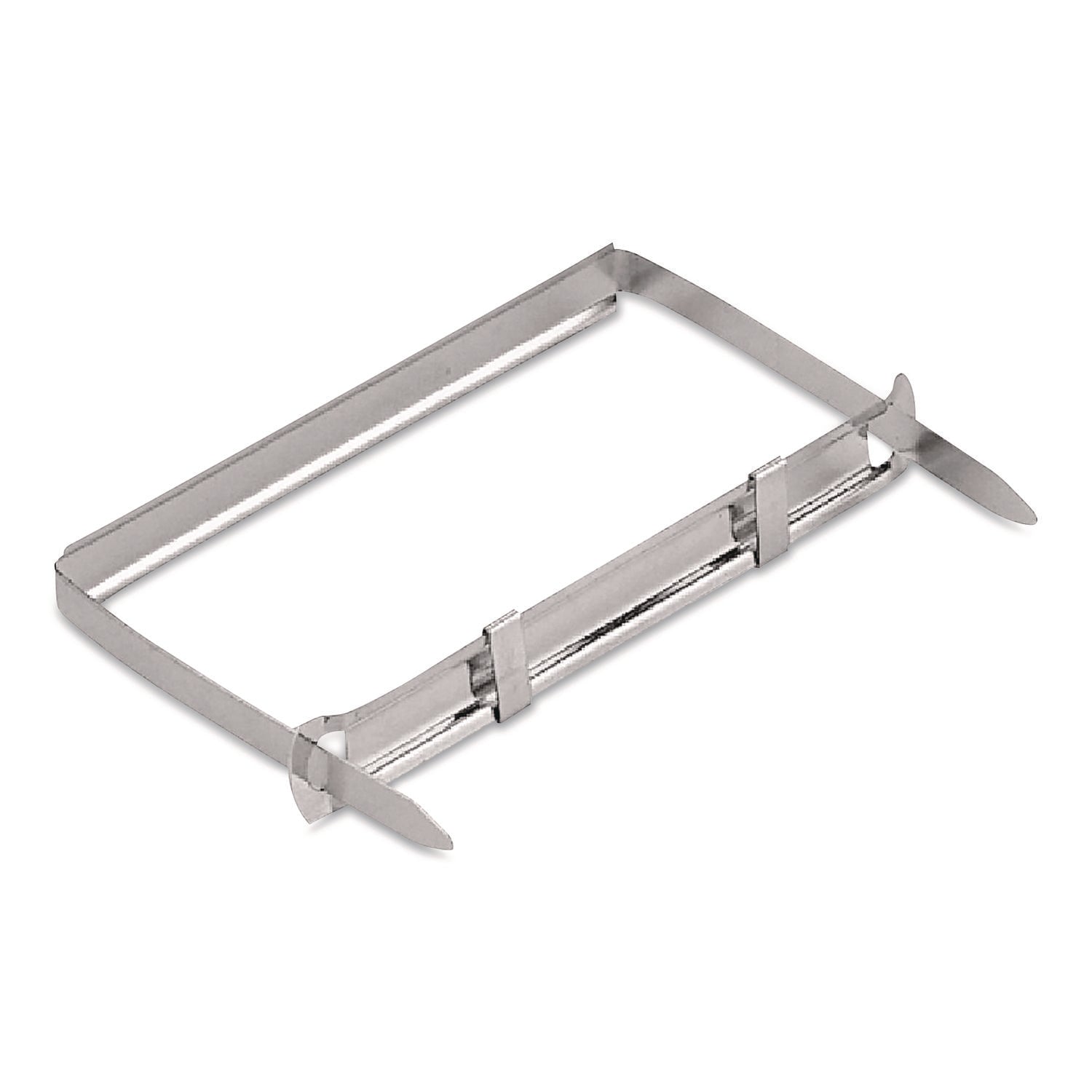 Officemate Two-Prong File Fastener Sets, 2" Capacity, 2.75" Center to Center, Silver, 50/Box