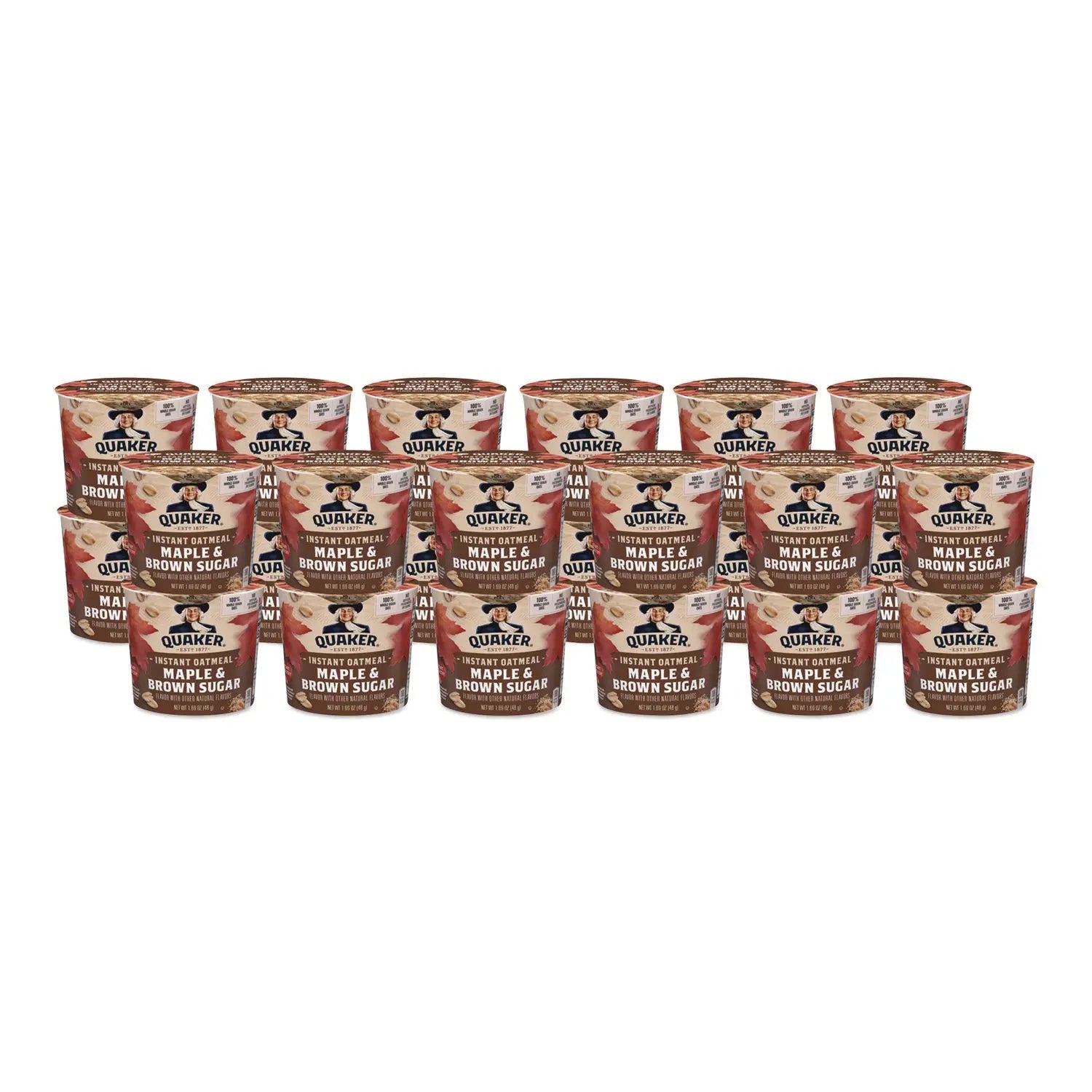 Quaker® Instant Oatmeal, Maple Brown Sugar, 1.69 oz Packet, 24/Carton Quaker® Flipcost