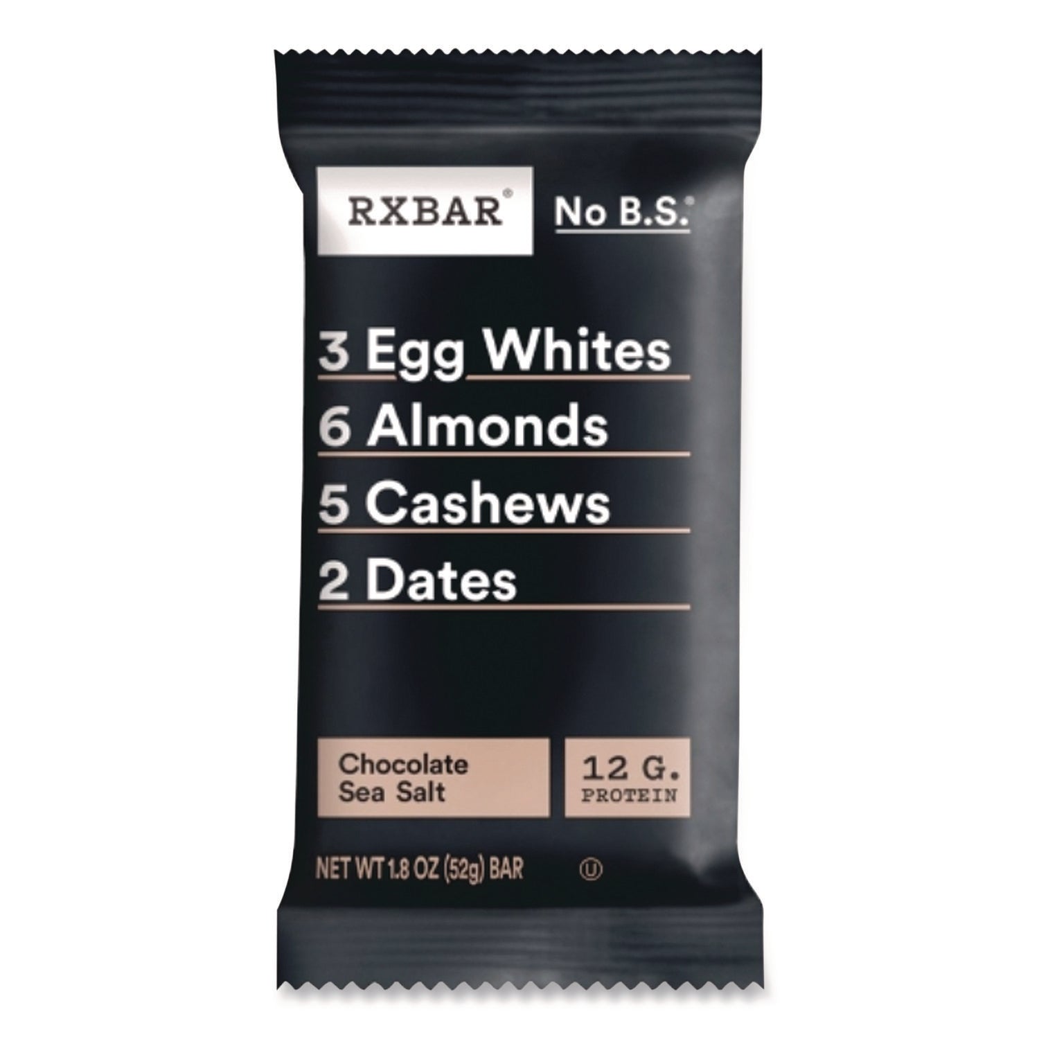 RXBAR® Adult Bars, Chocolate Sea Salt, 1.83 oz Bar, 12/Box