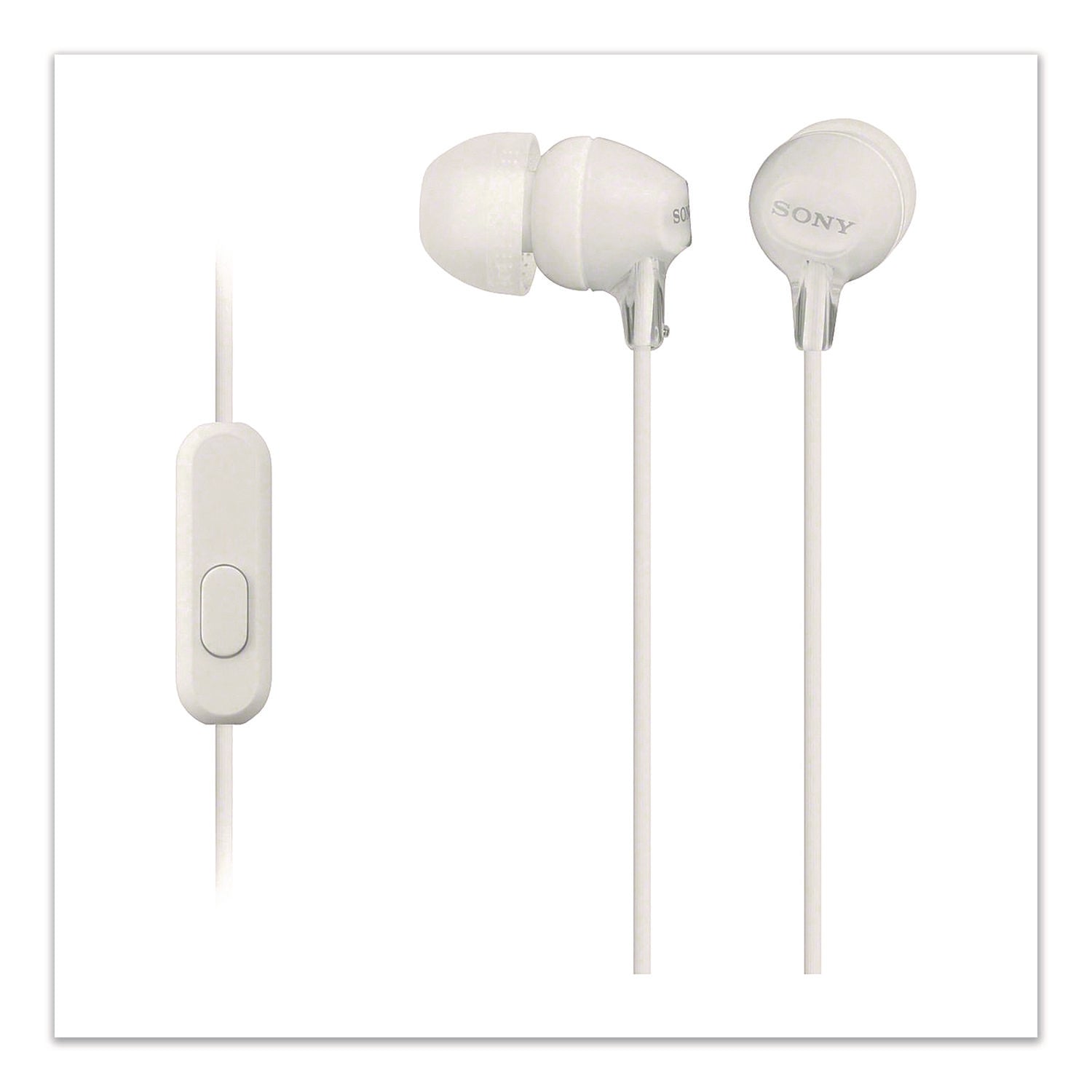 Sony® MDREX15AP Fashion Color EX Earbuds, White