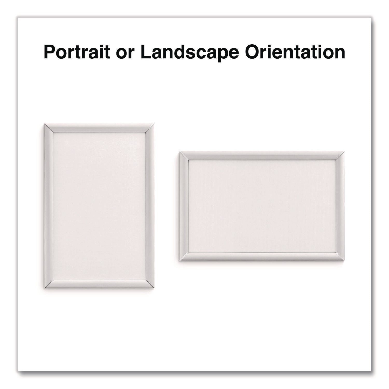 Universal® Poster Frame, Aluminum, 17 x 11 Insert, Silver